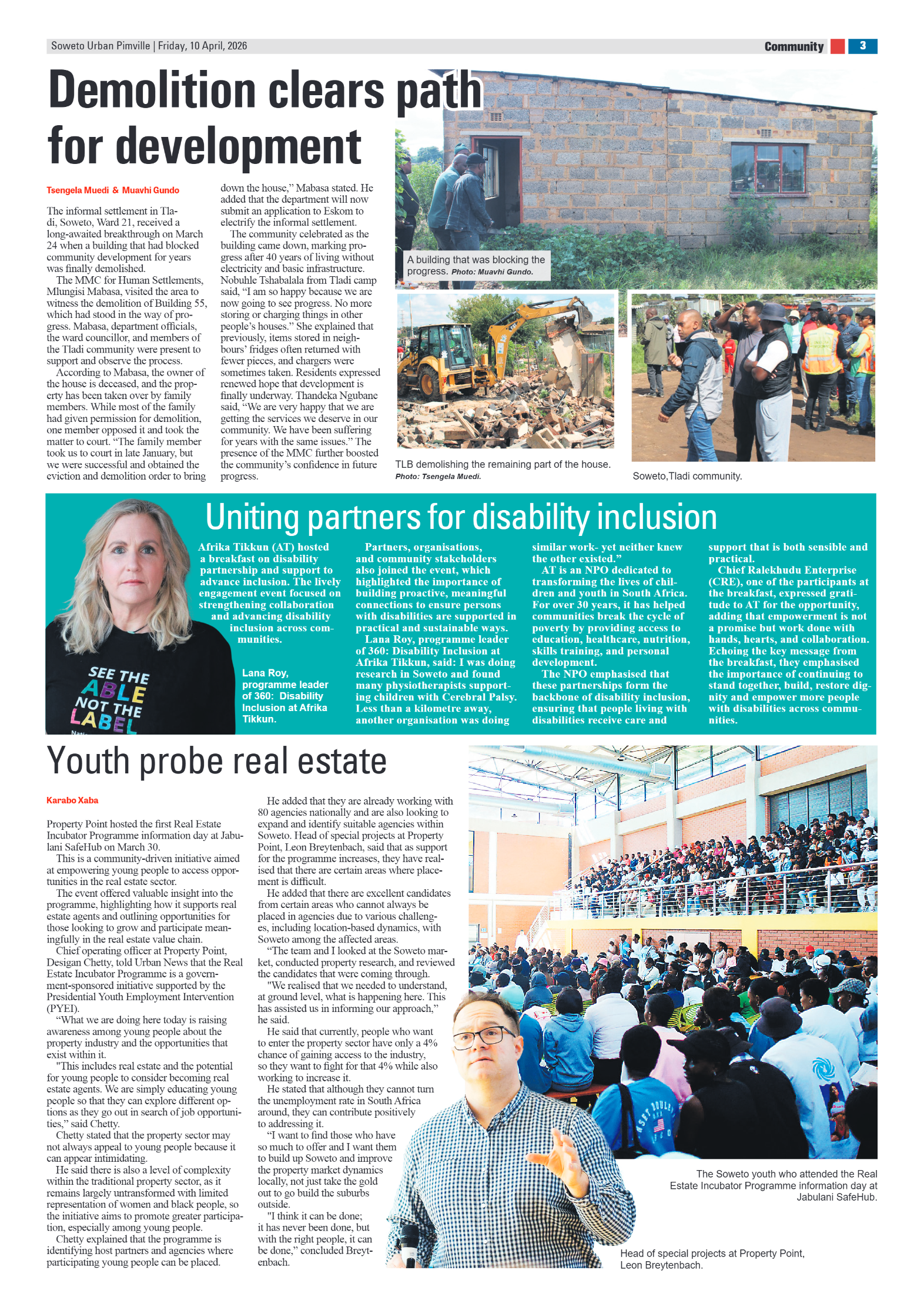 Pimville: 10 April 2026 page 3