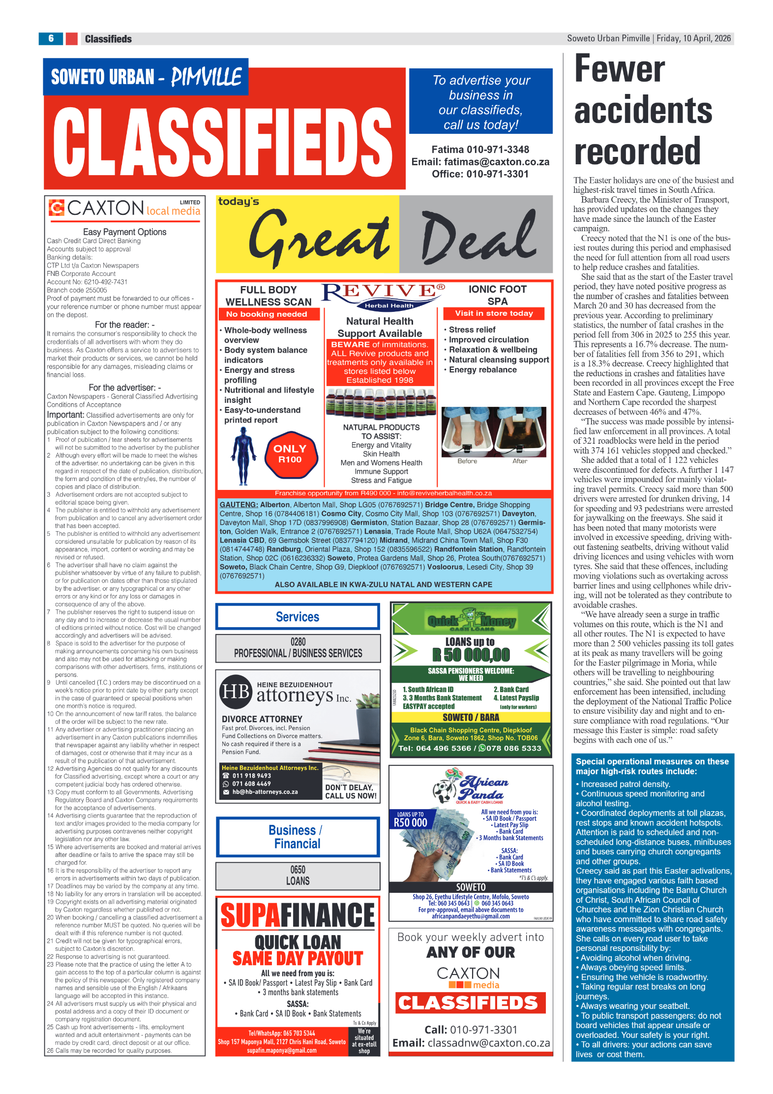 Pimville: 10 April 2026 page 6