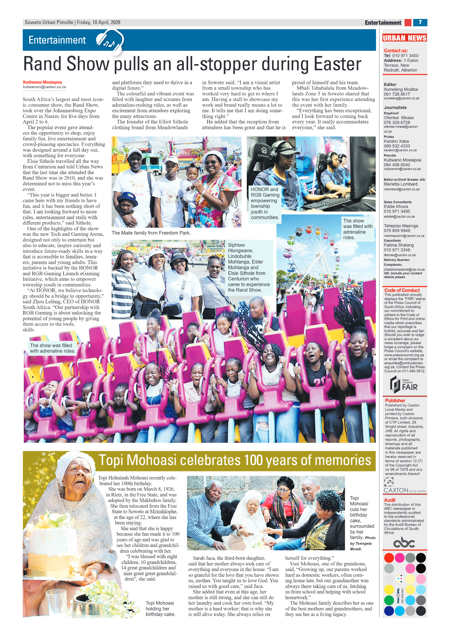 Pimville: 10 April 2026 page 7