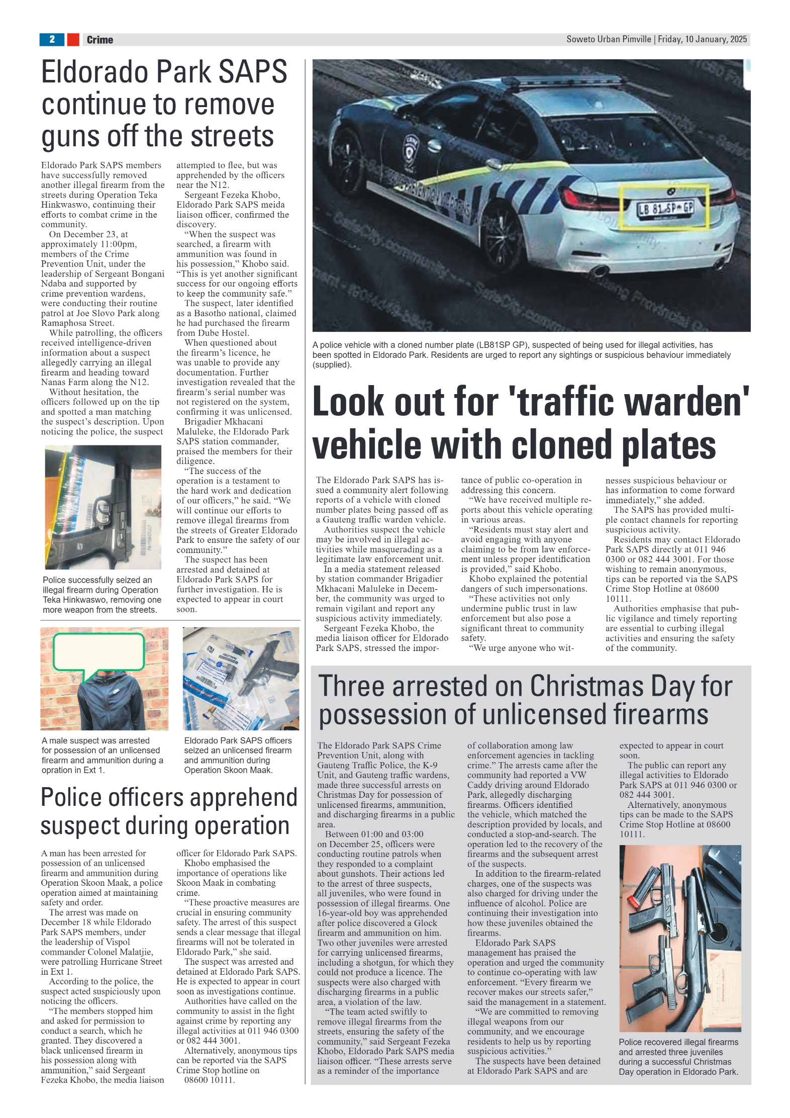 Pimville: 10 January 2025 page 2