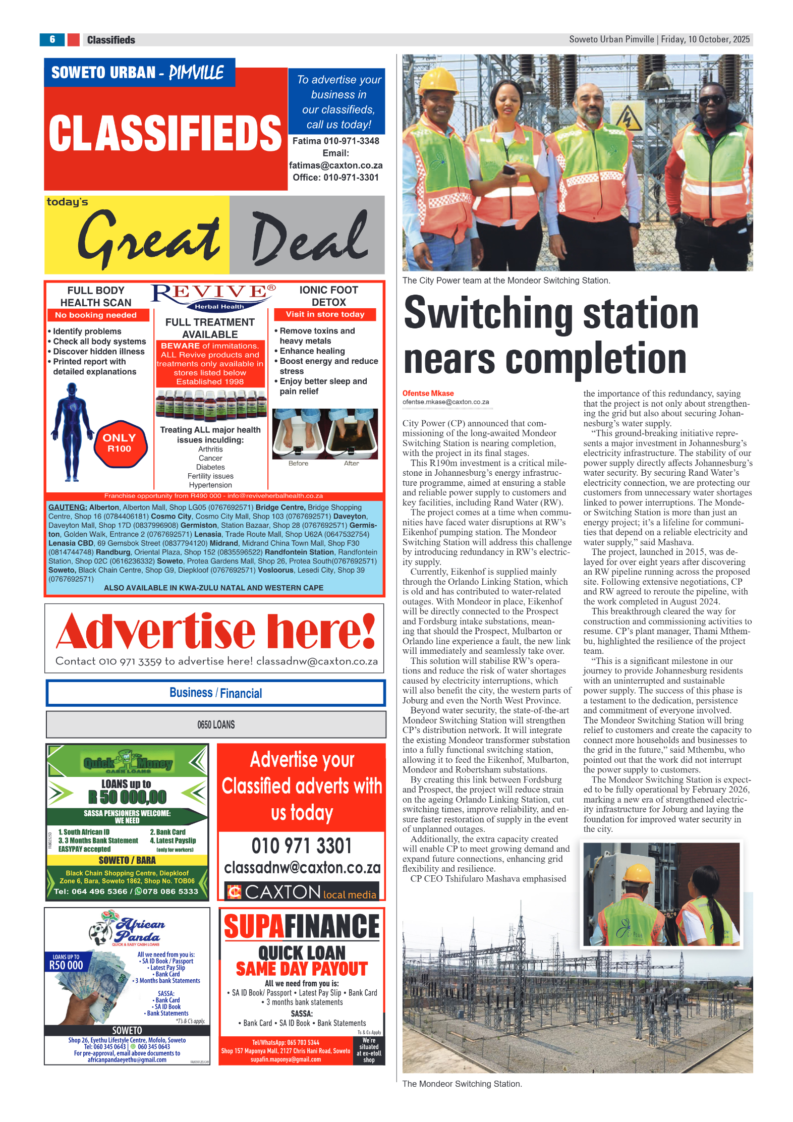 Pimville: 10 October 2025 page 6