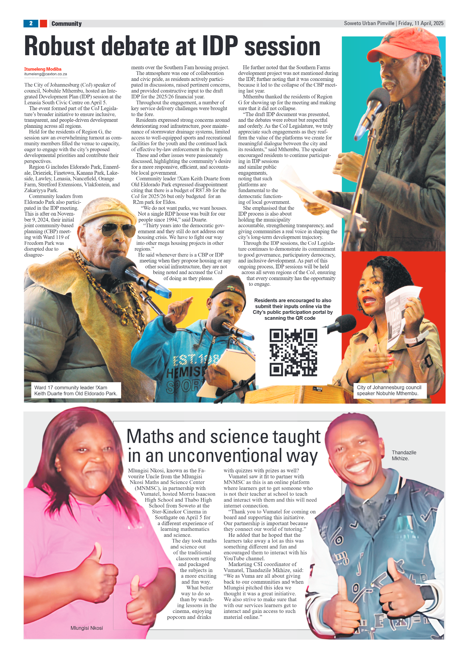 Pimville: 11 April 2025 page 2