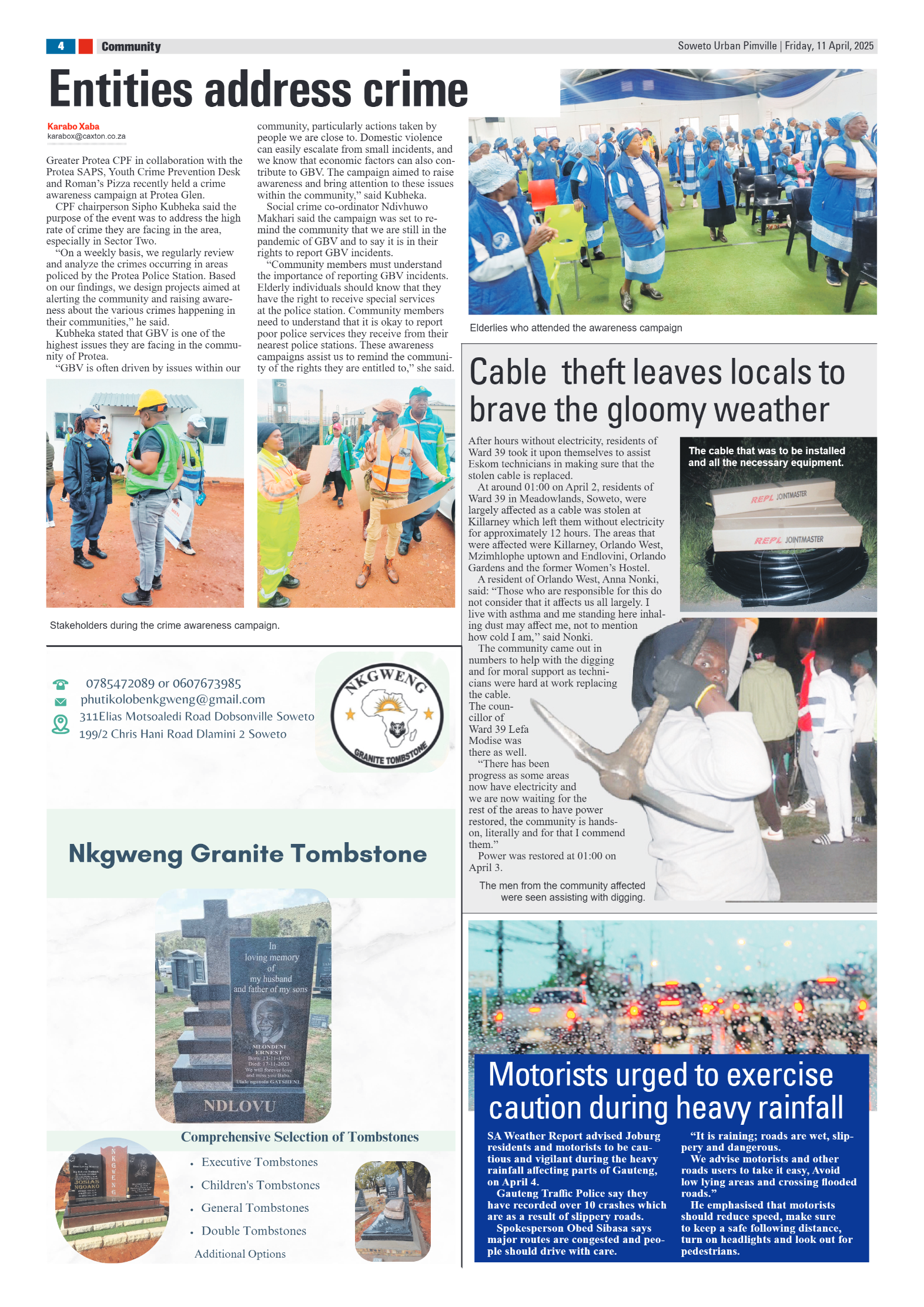 Pimville: 11 April 2025 page 4