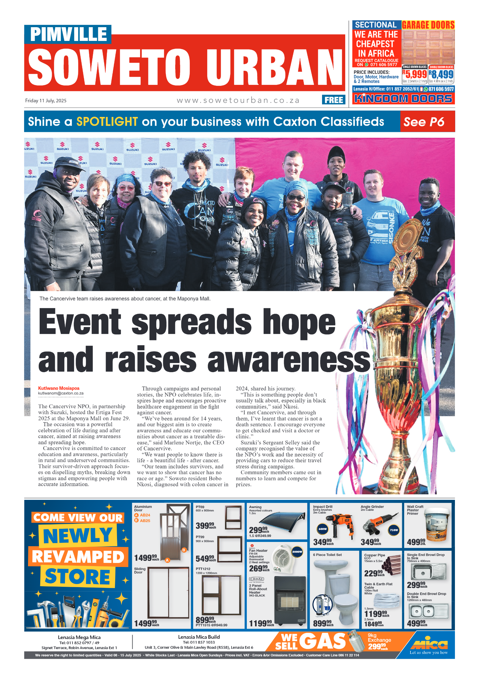 Pimville: 11 July 2025 page 1