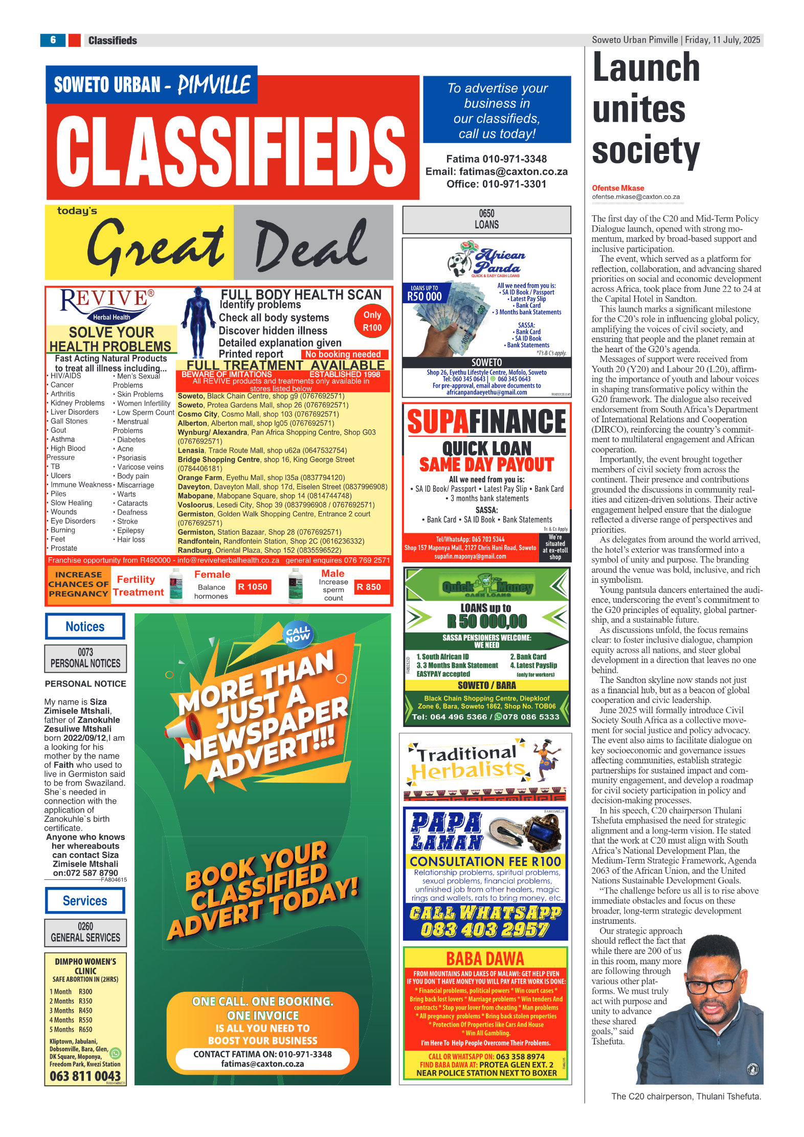 Pimville: 11 July 2025 page 6