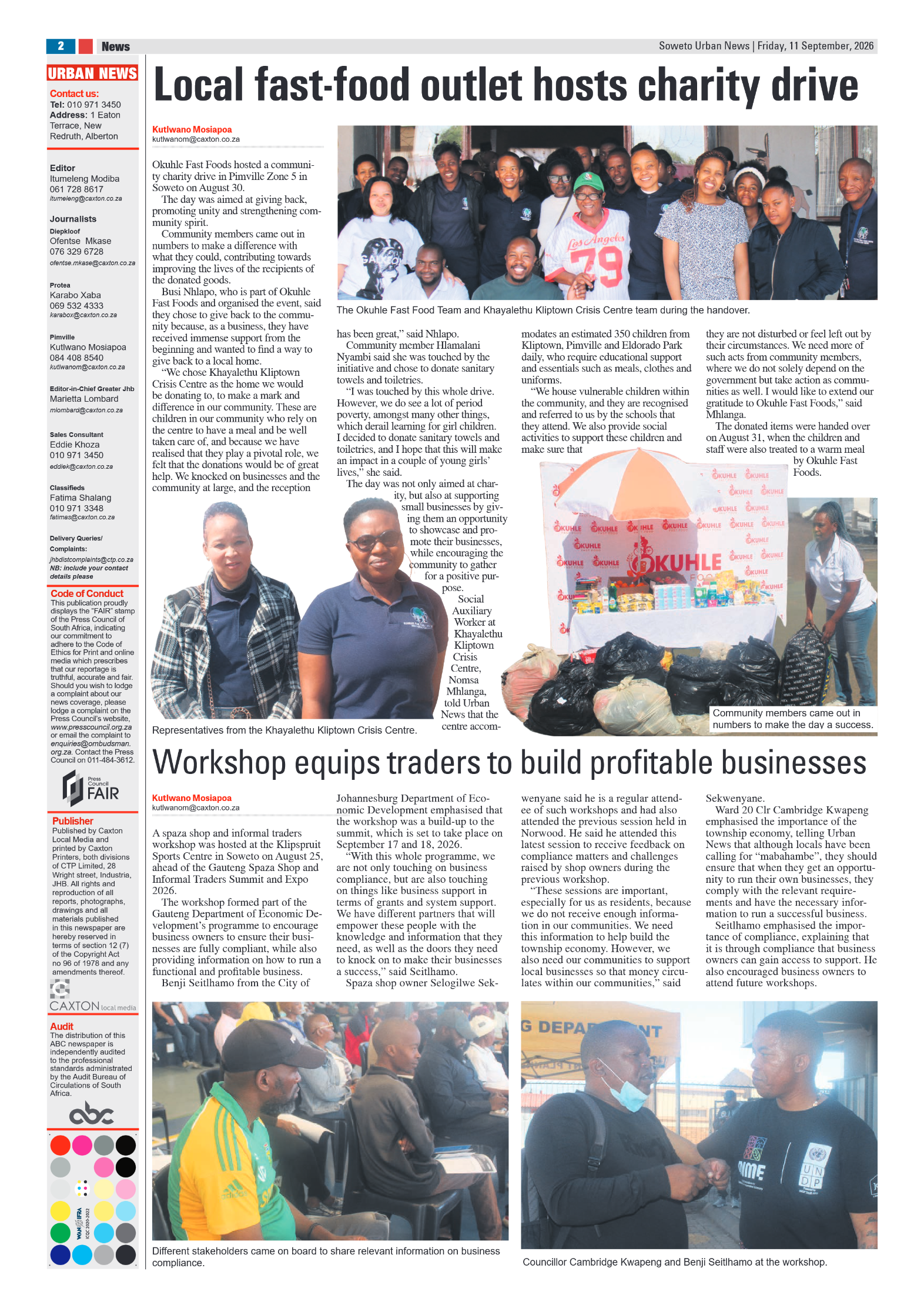 Pimville 11 September 2026 page 2