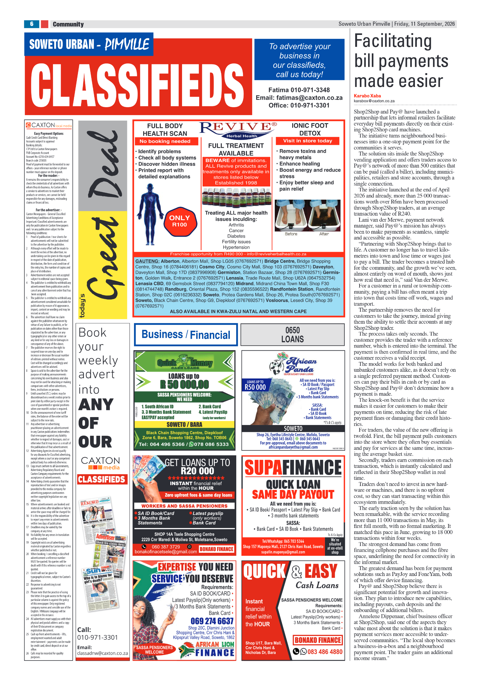 Pimville 11 September 2026 page 6