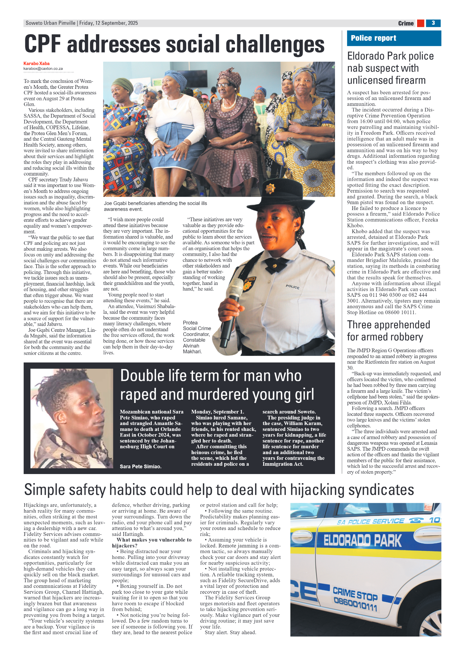 Pimville: 12 September 2025 page 3