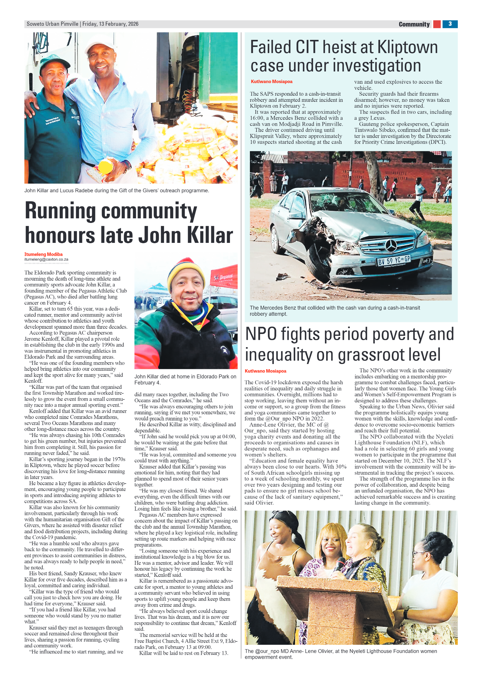 Pimville: 13 February 2026 page 3