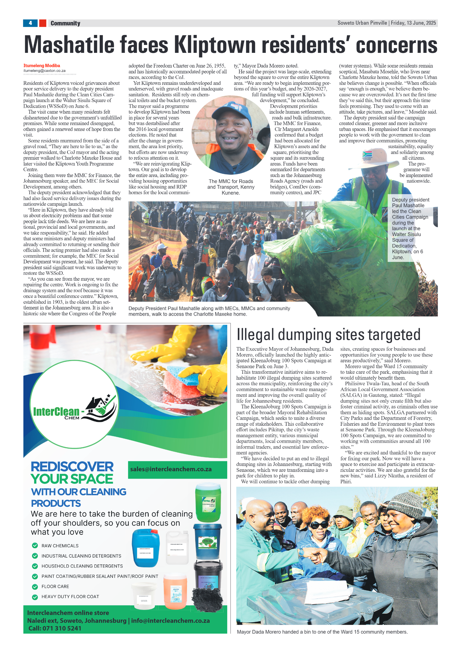 Pimville: 13 June 2025 page 4