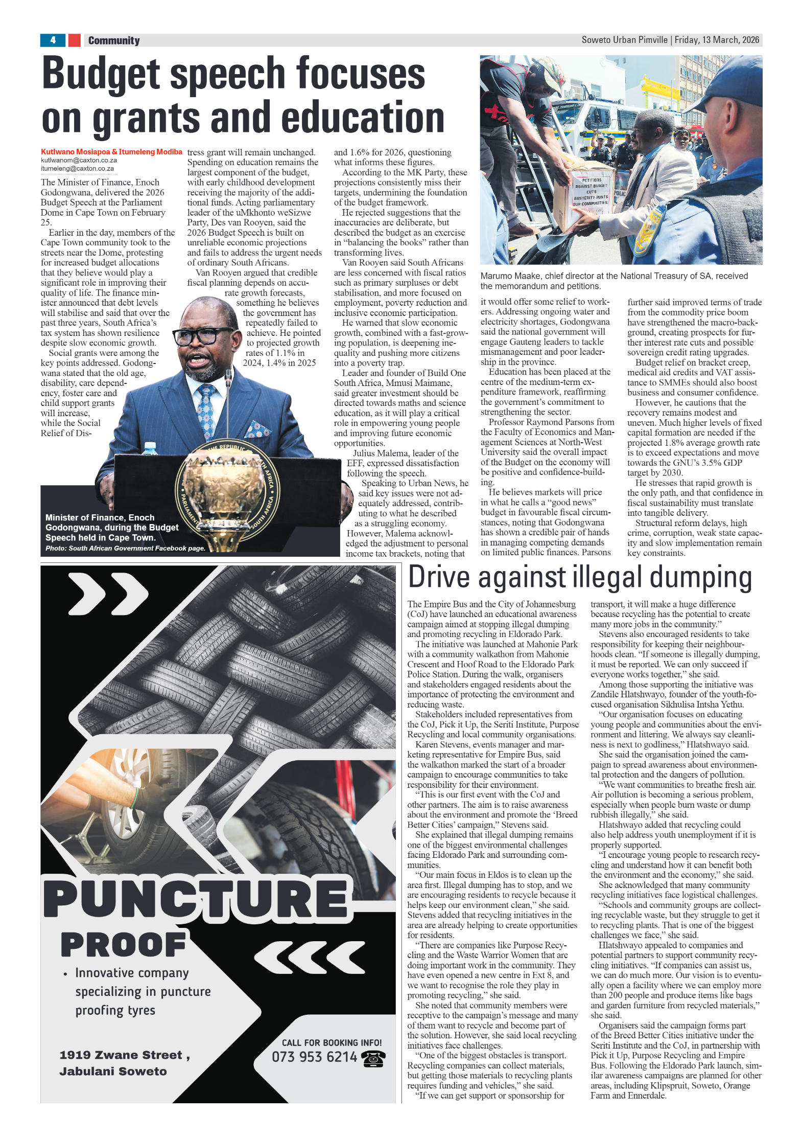 Pimville: 13 March 2026 page 4