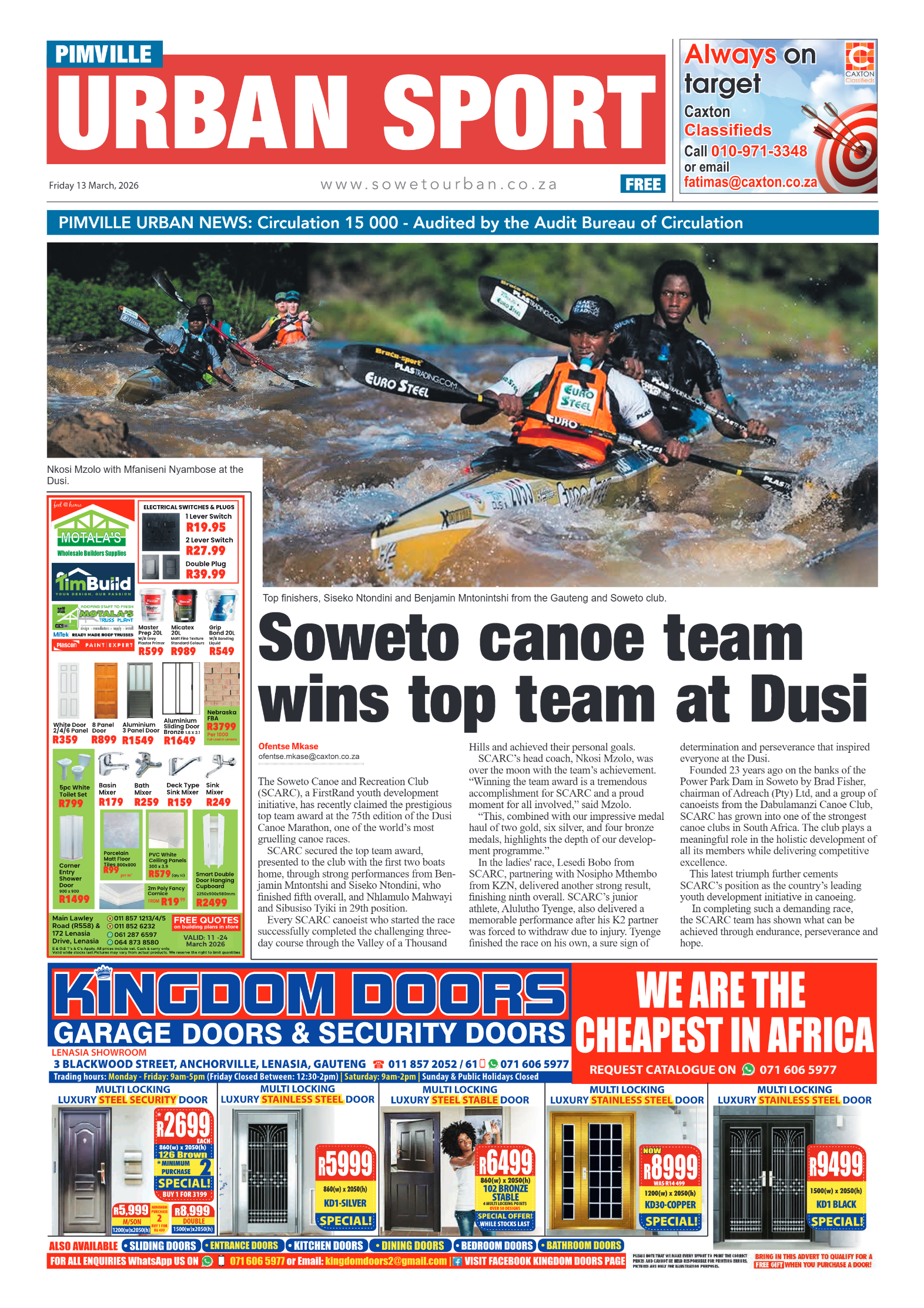 Pimville: 13 March 2026 page 8