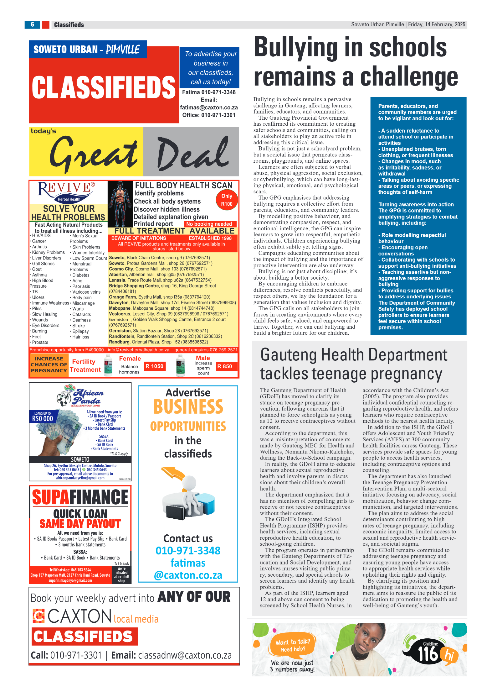 Pimville: 14 February 2025 page 6