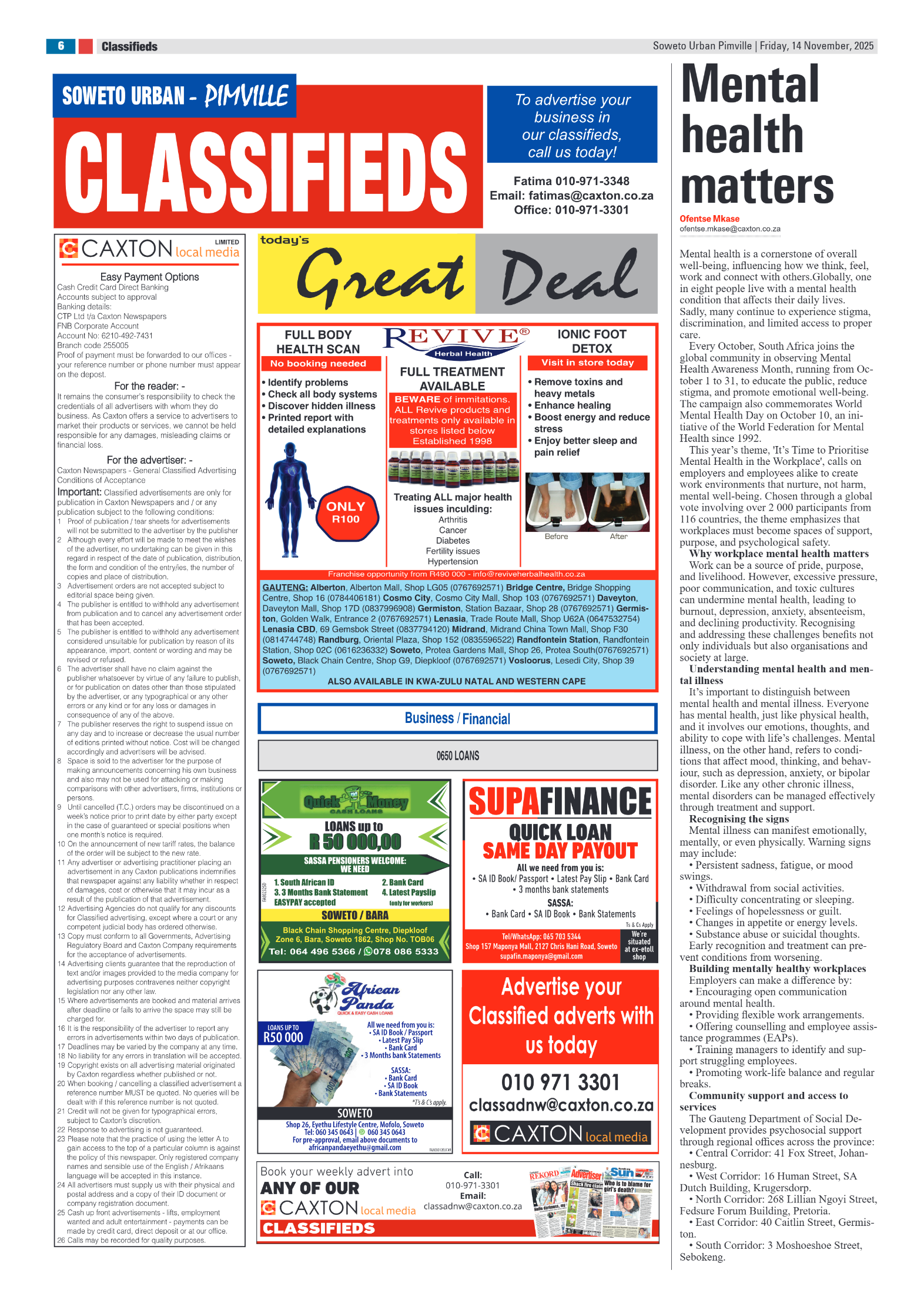 Pimville: 14 November 2025 page 6