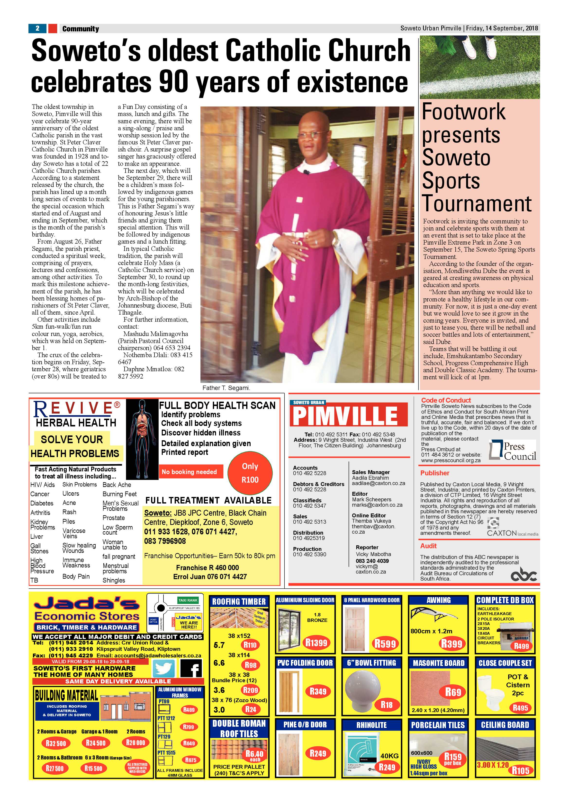 Pimville – September 14, 2018 issue page 2