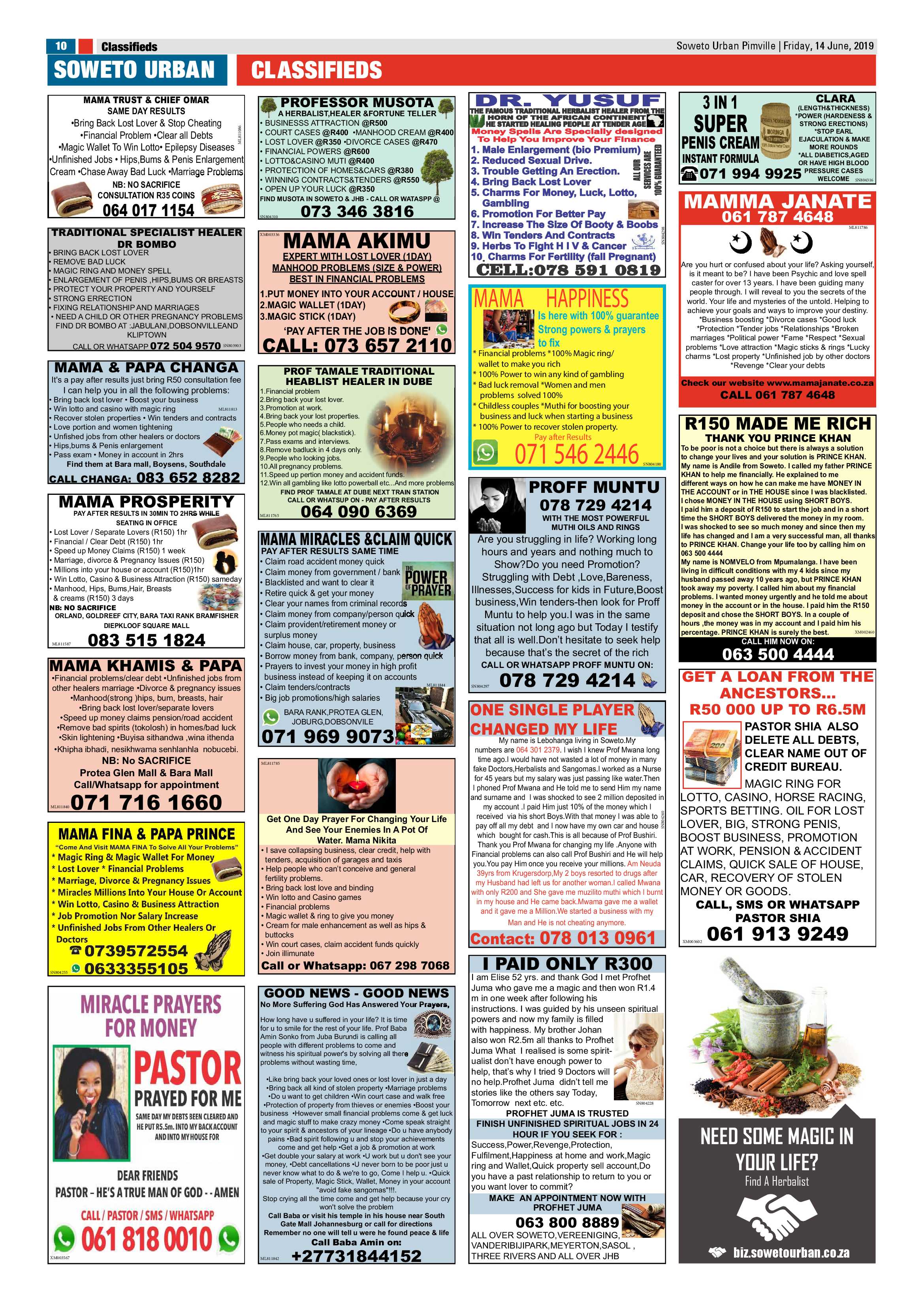 Pimville  News – June 14, 2019 page 10