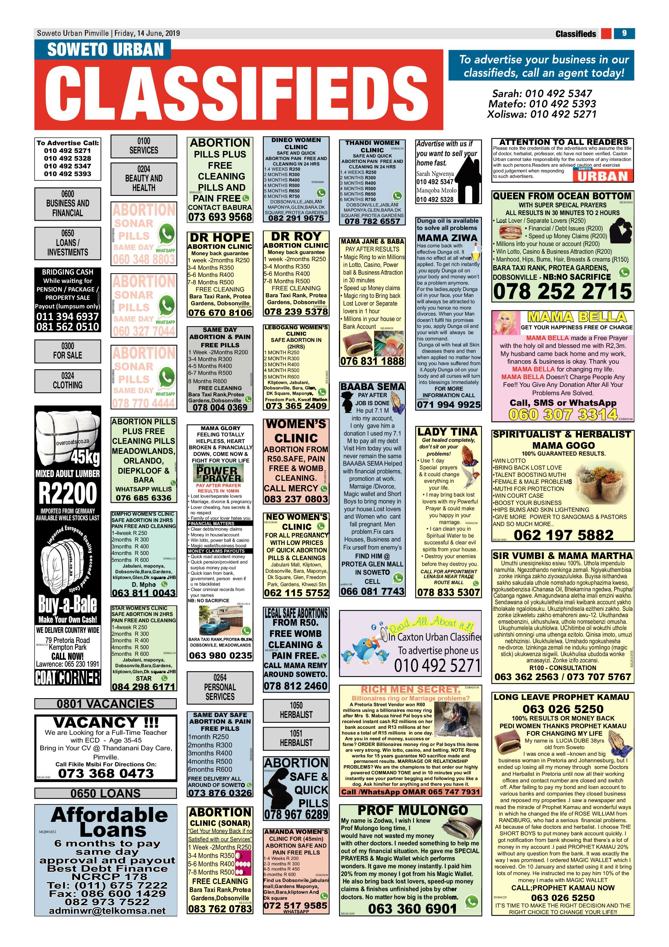 Pimville  News – June 14, 2019 page 9