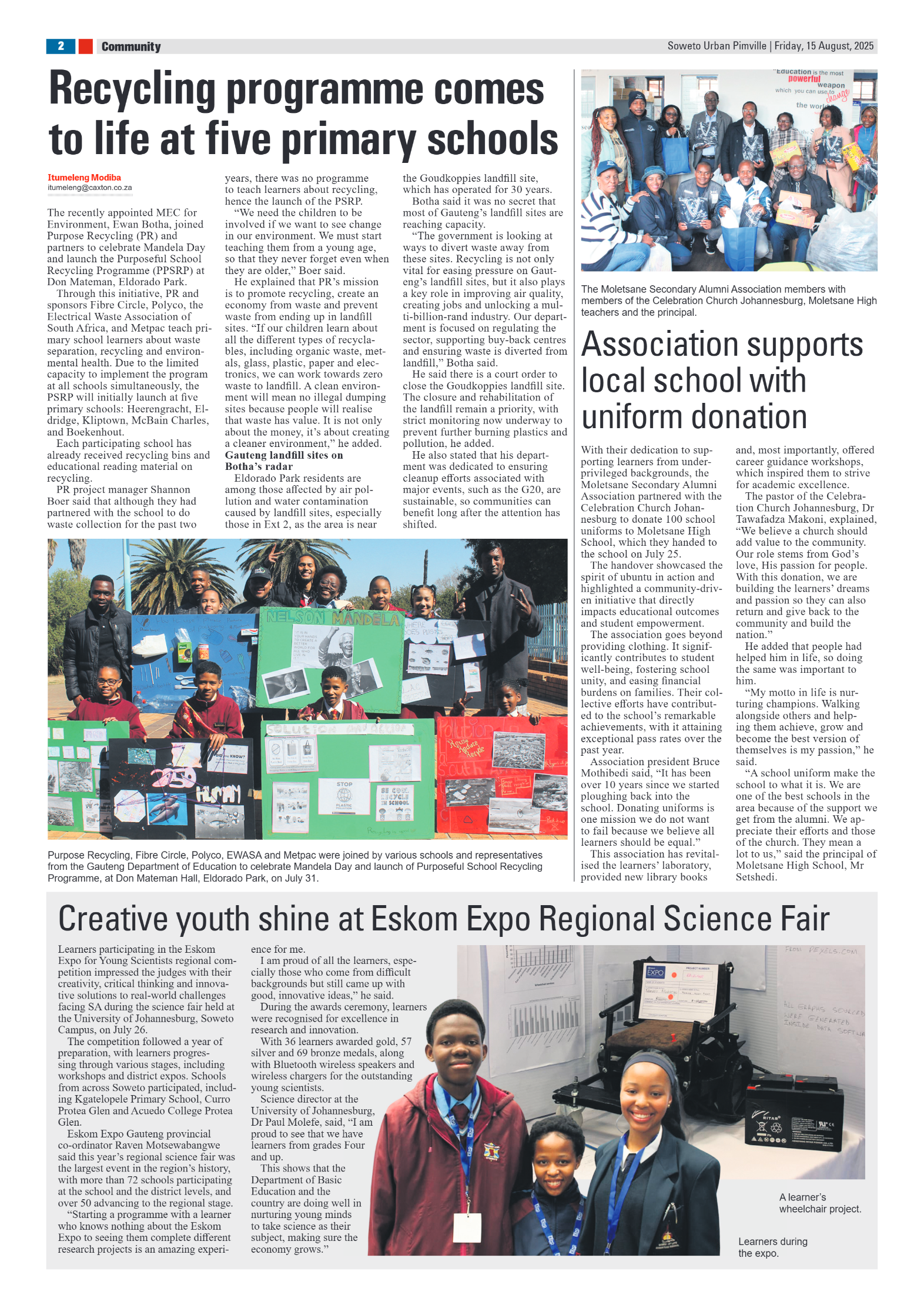 Pimville: 15 August 2025 page 2