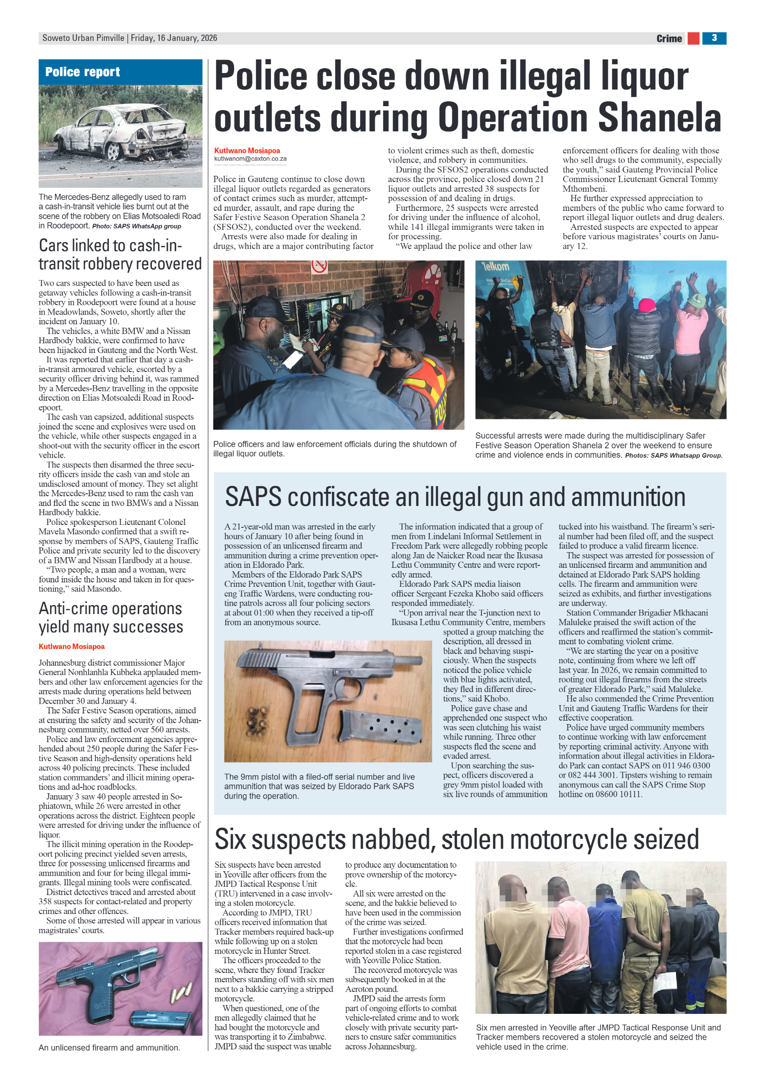 Pimville: 16 January 2026 page 3