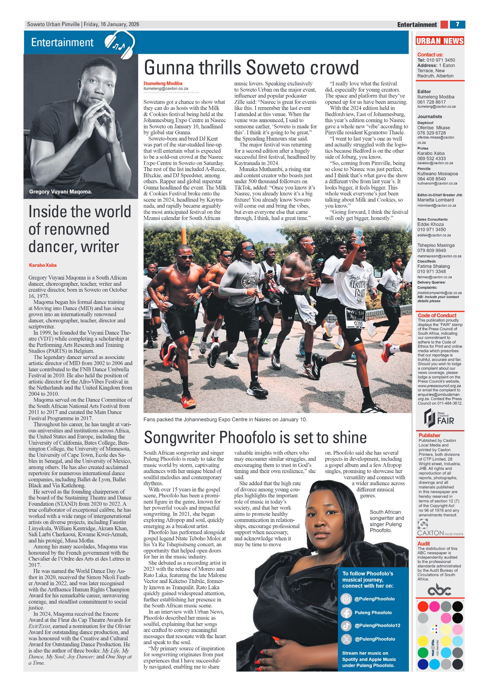 Pimville: 16 January 2026 page 7