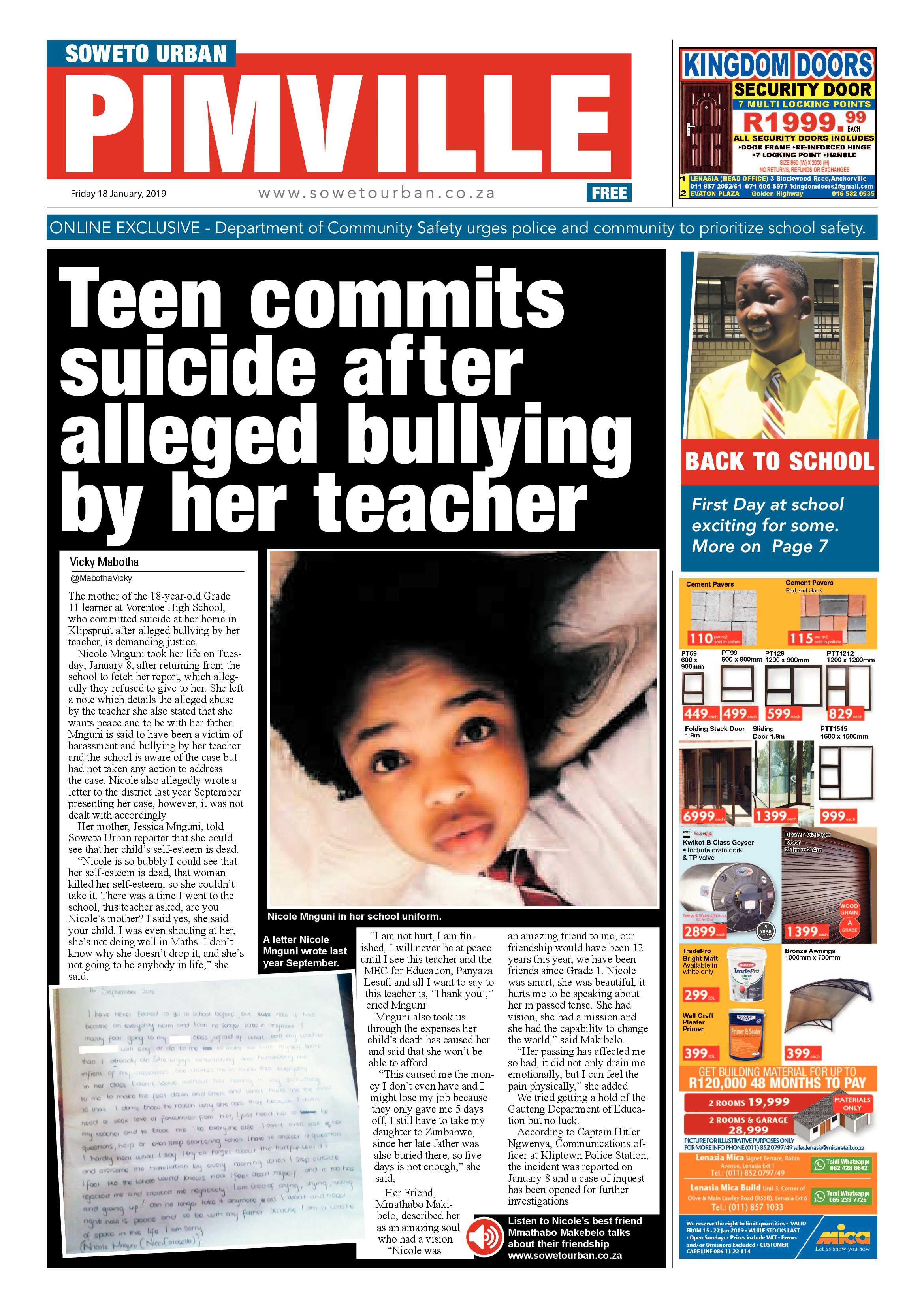 Jan 18 – Pimville page 1