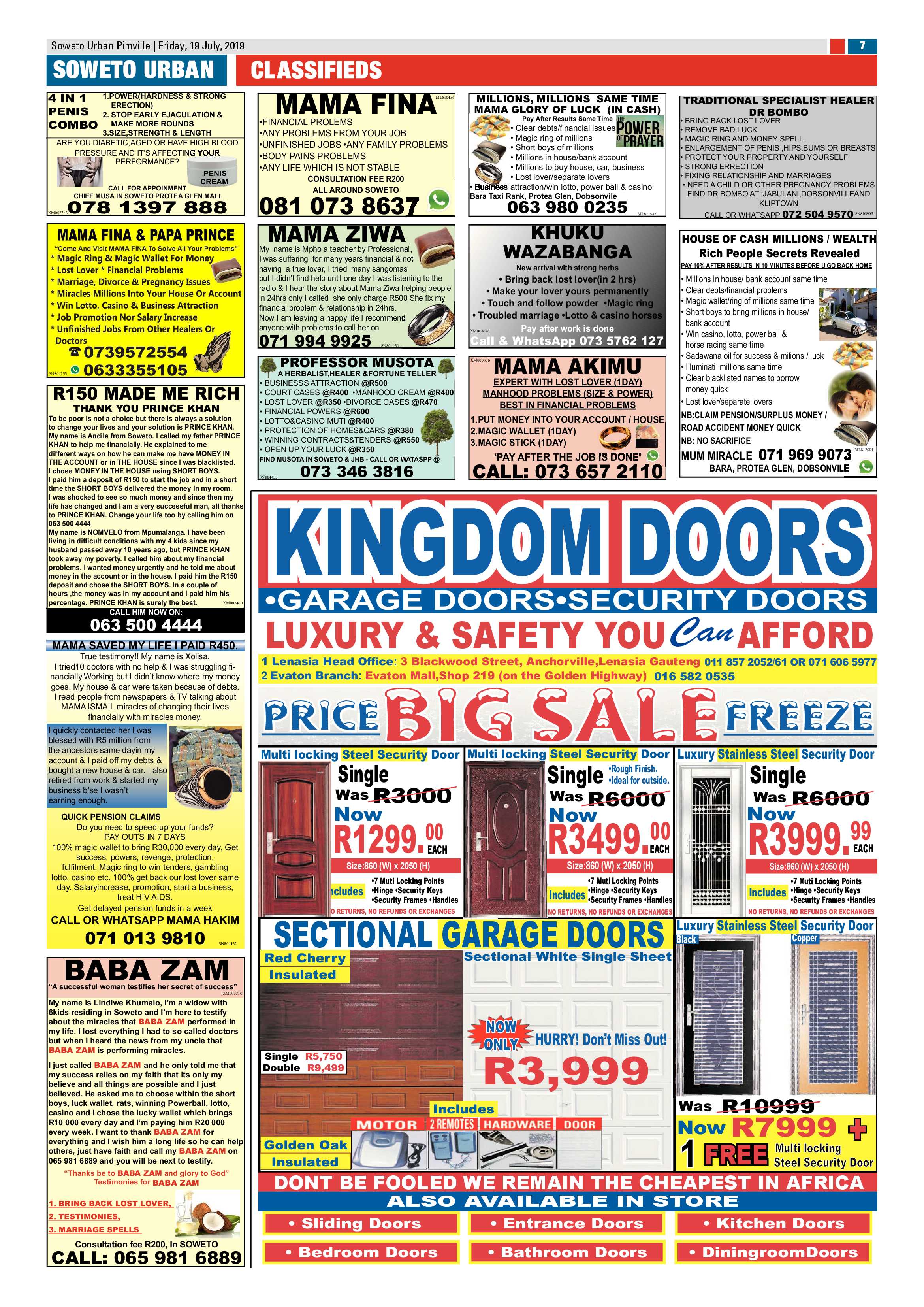 Pimville News – July 19, 2019 page 7