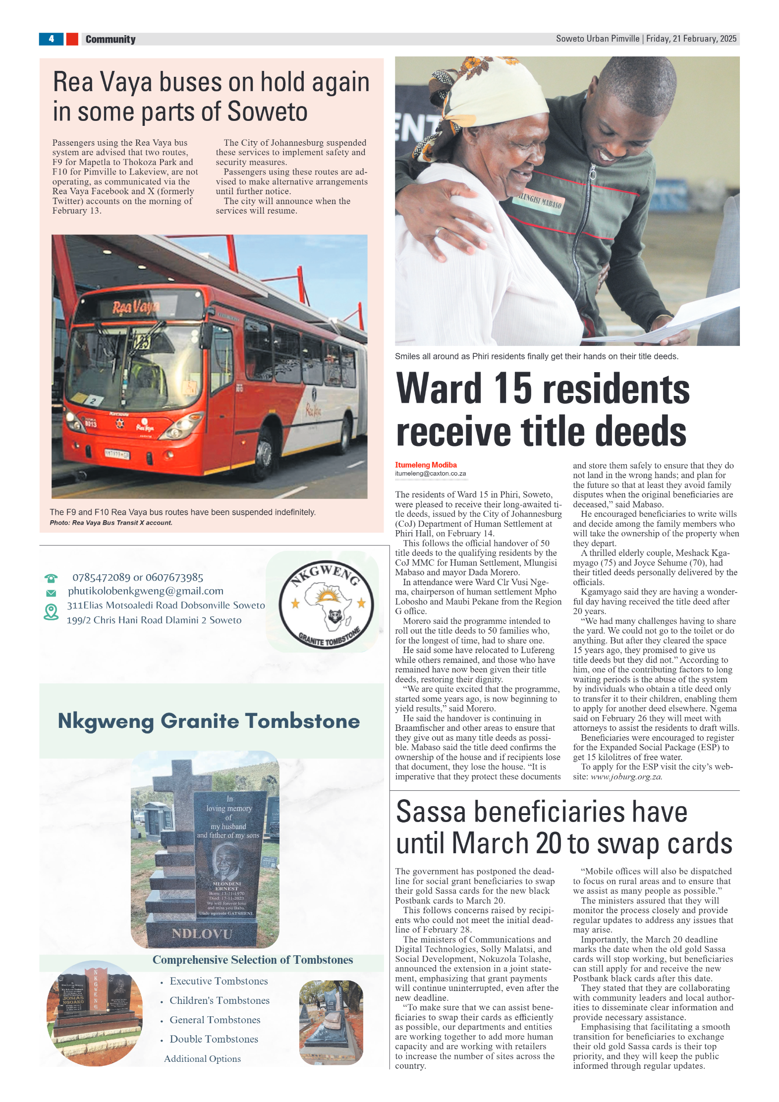 Pimville: 21 February 2025 page 4