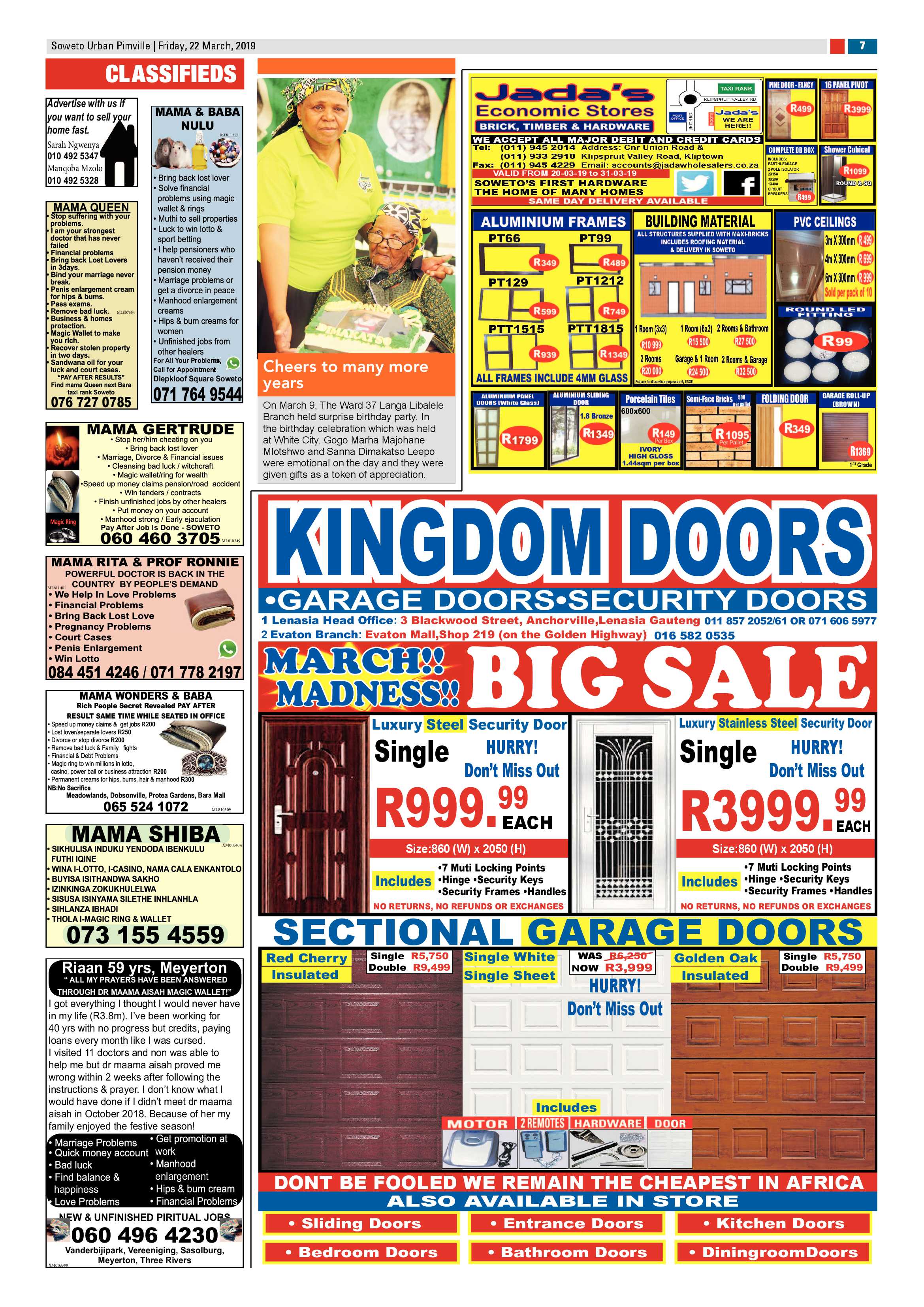 Pimville News – March 22 , 2019 page 7