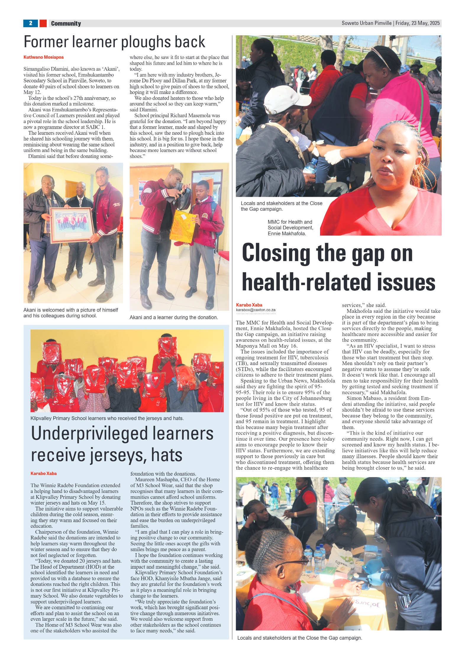 Pimville: 23 May 2025 page 2
