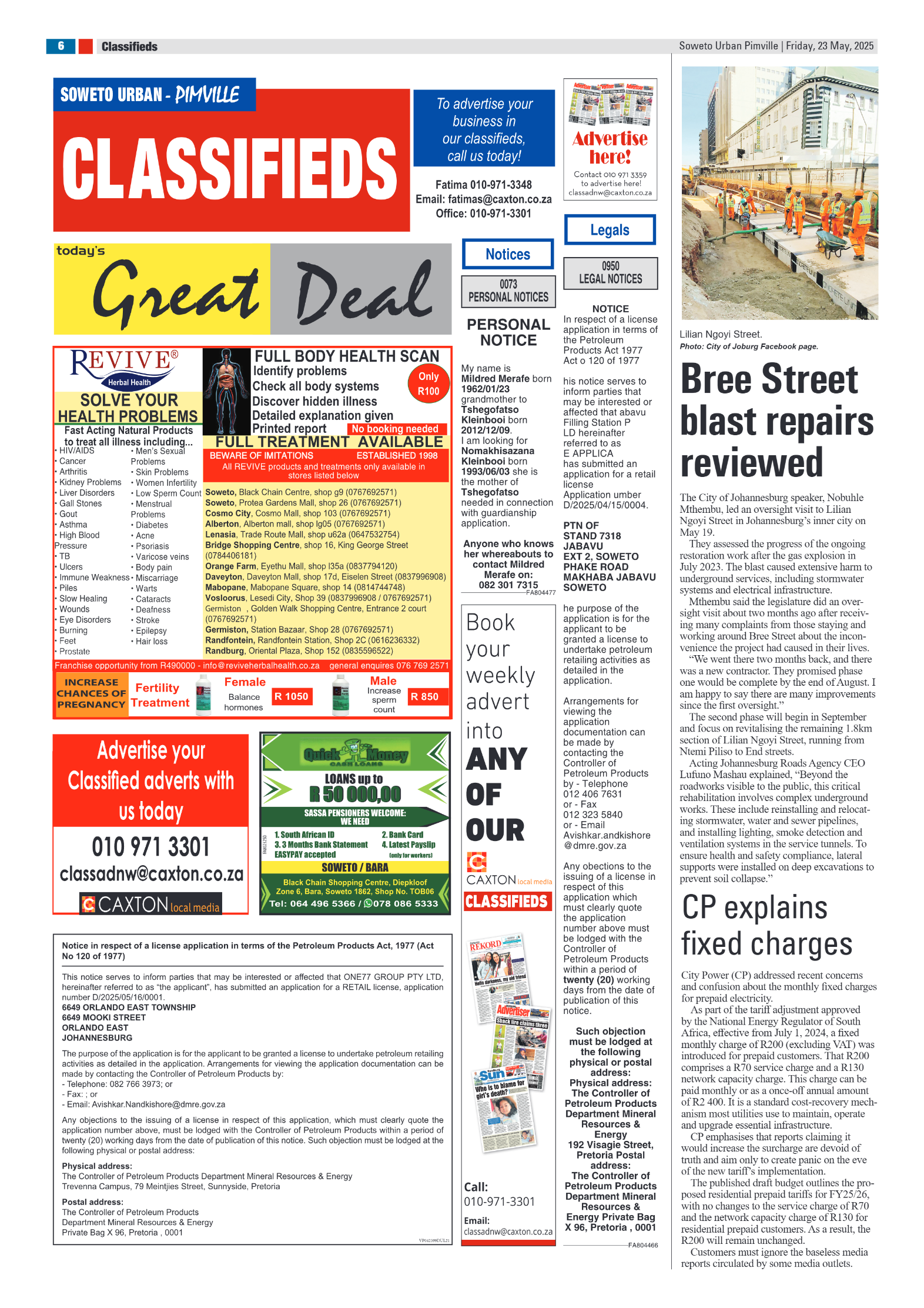 Pimville: 23 May 2025 page 6