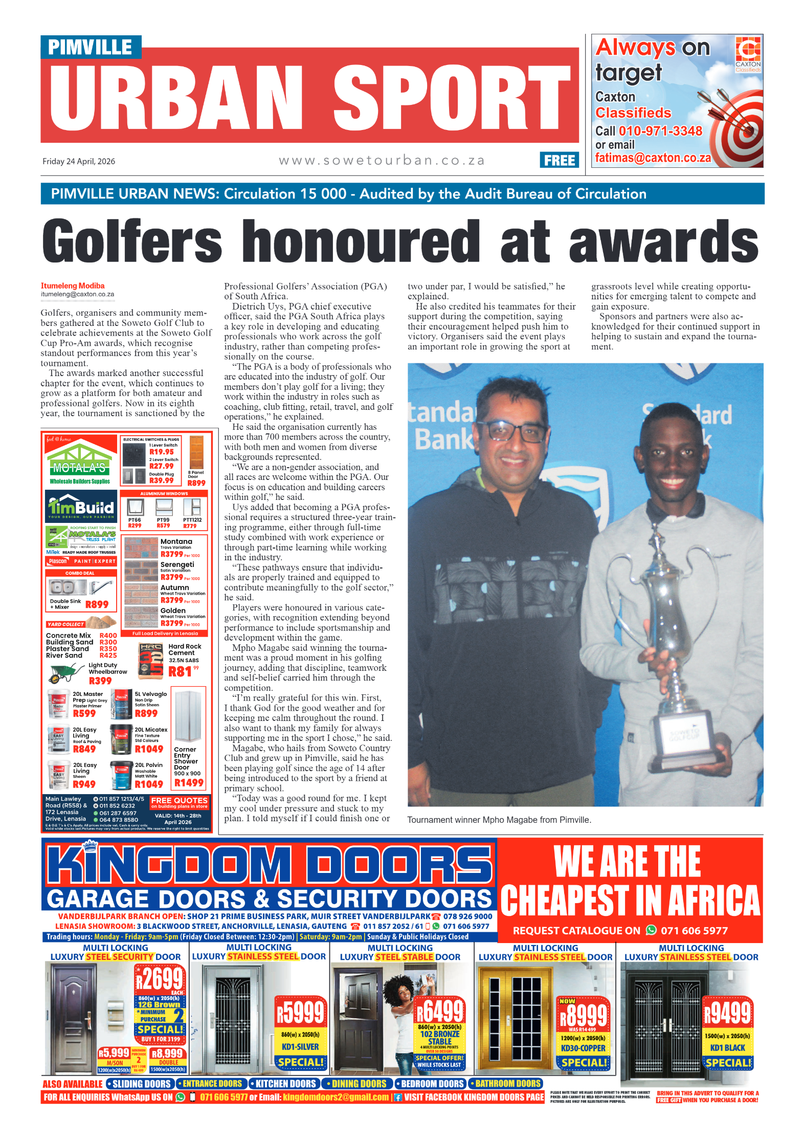 Pimville: 26 April 2026 page 8