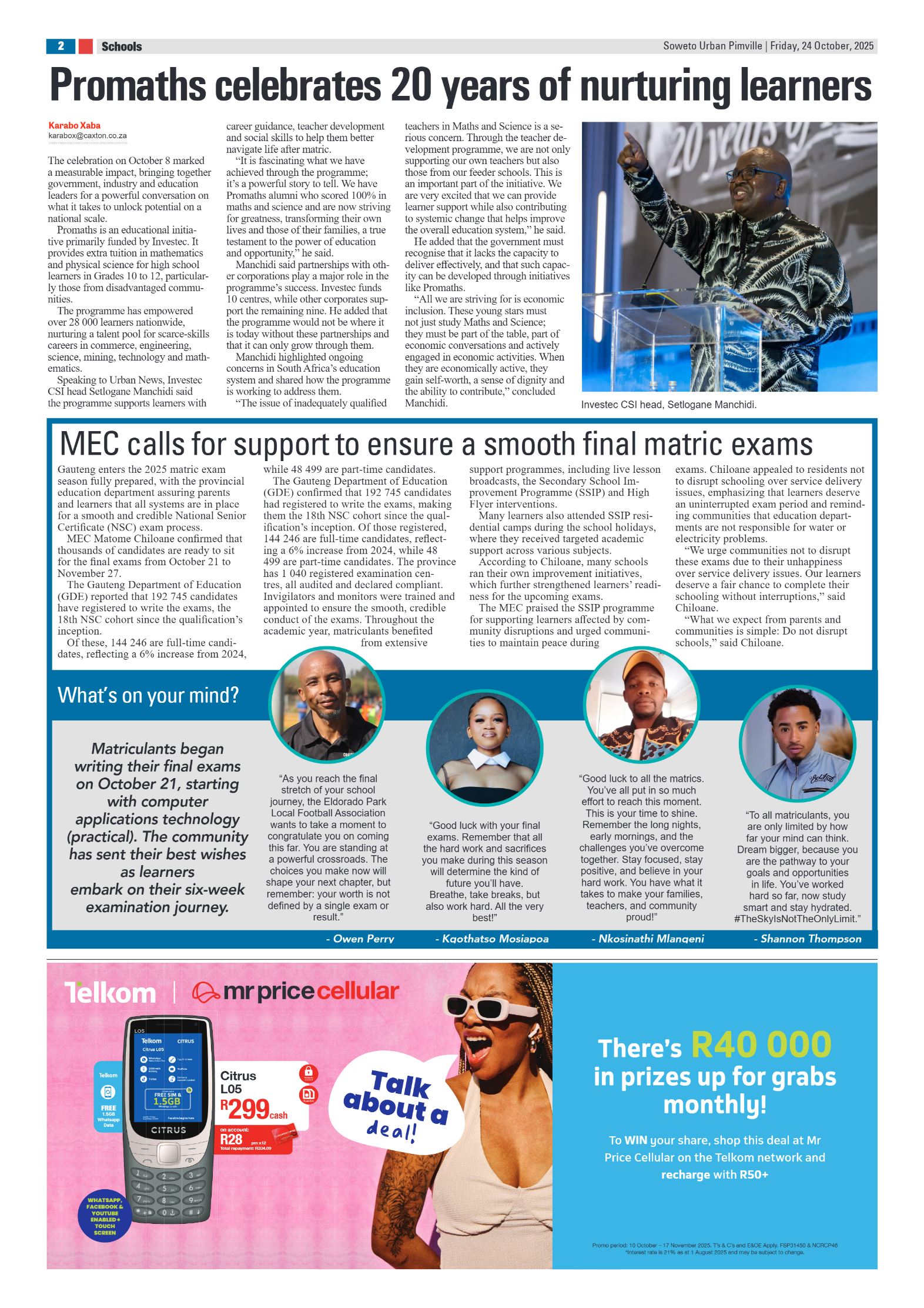 Pimville: 24 October 2025 page 2