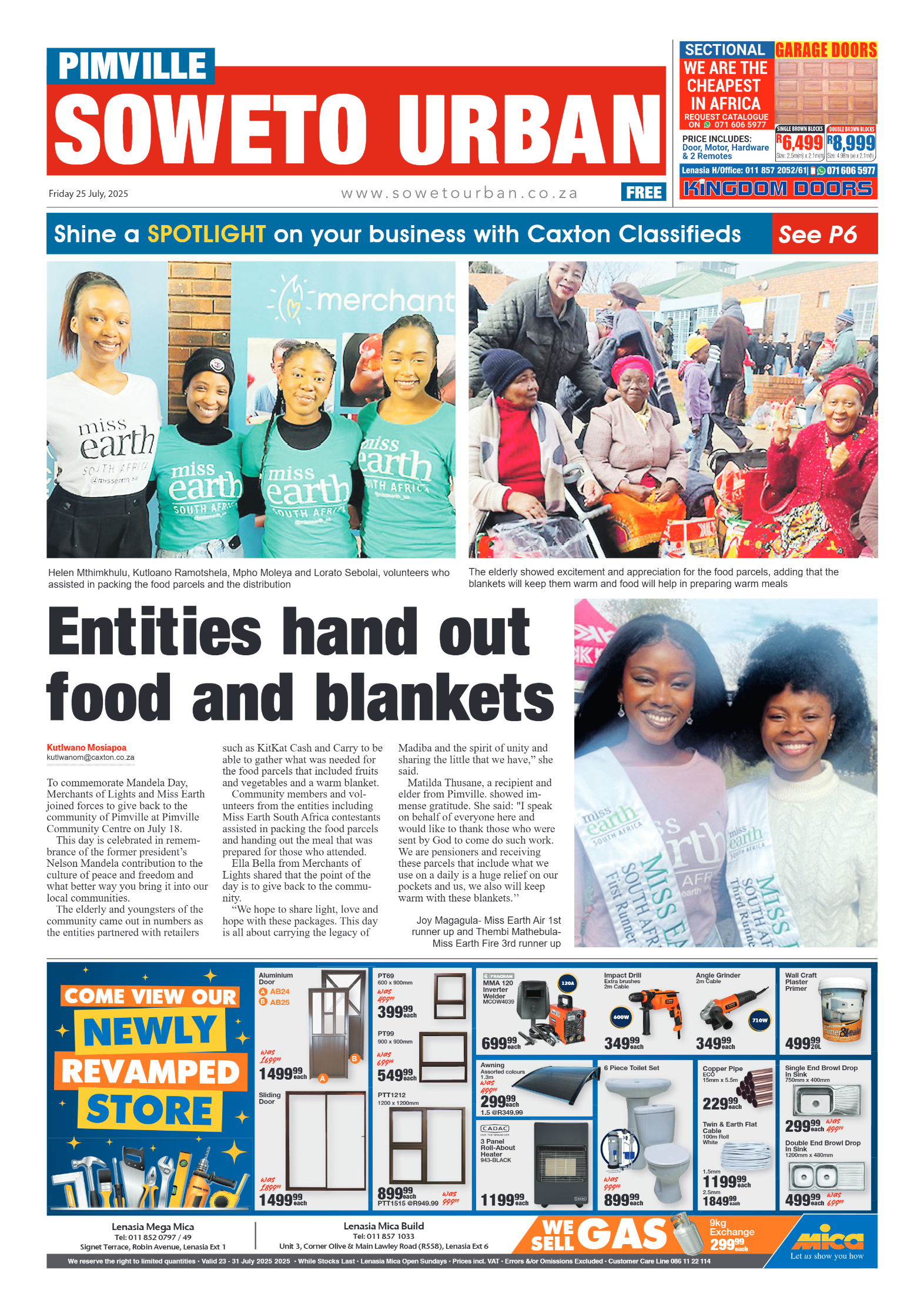 Pimville: 25 July 2025 page 1