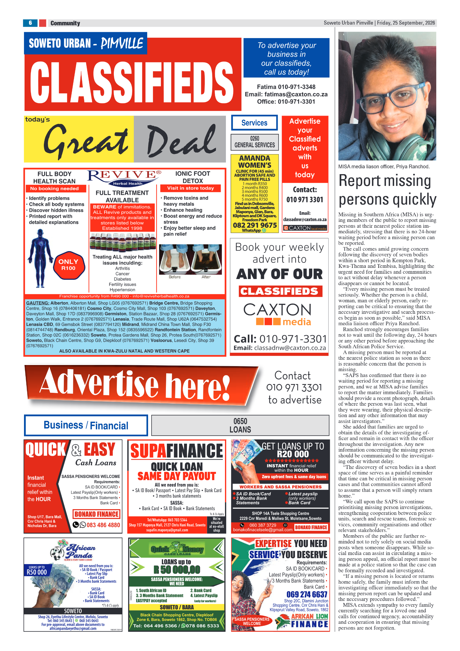 Pimville 25 September 2026 page 6