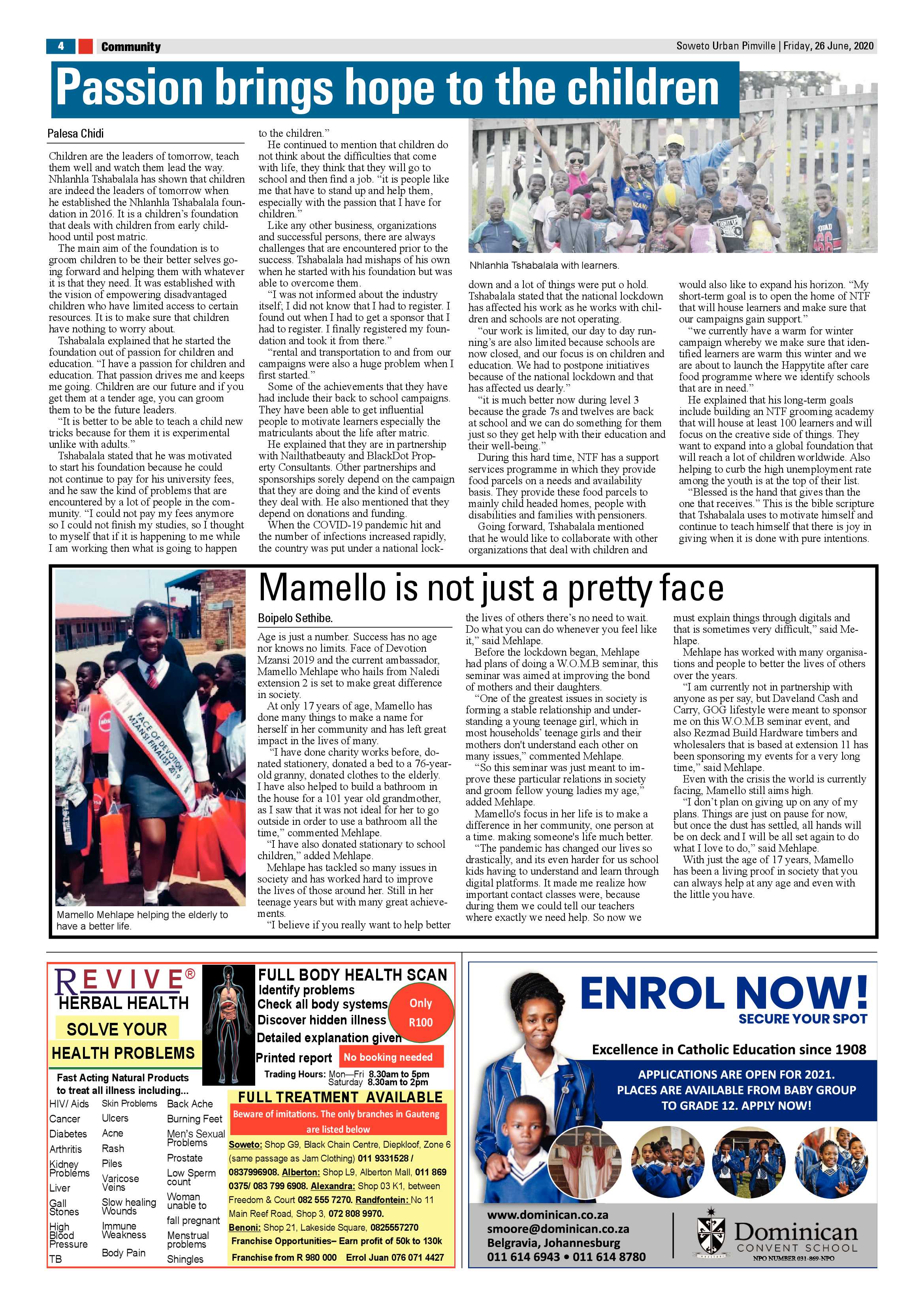 Pimville June 26, 2020 page 4