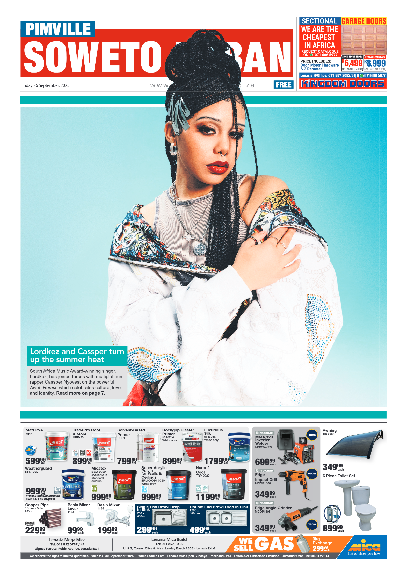 Pimville: 26 September 2025 page 1