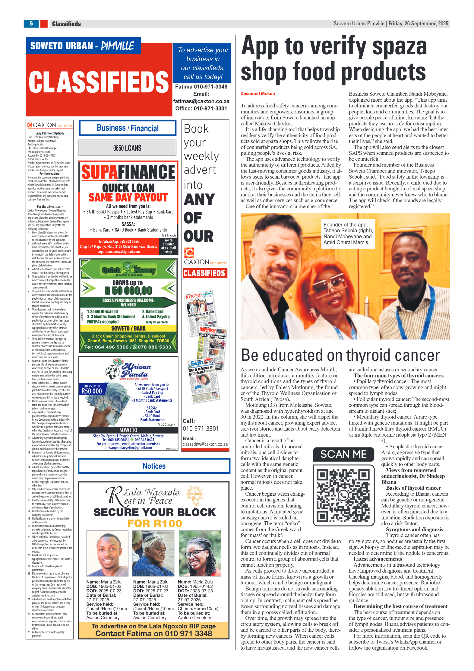 Pimville: 26 September 2025 page 6