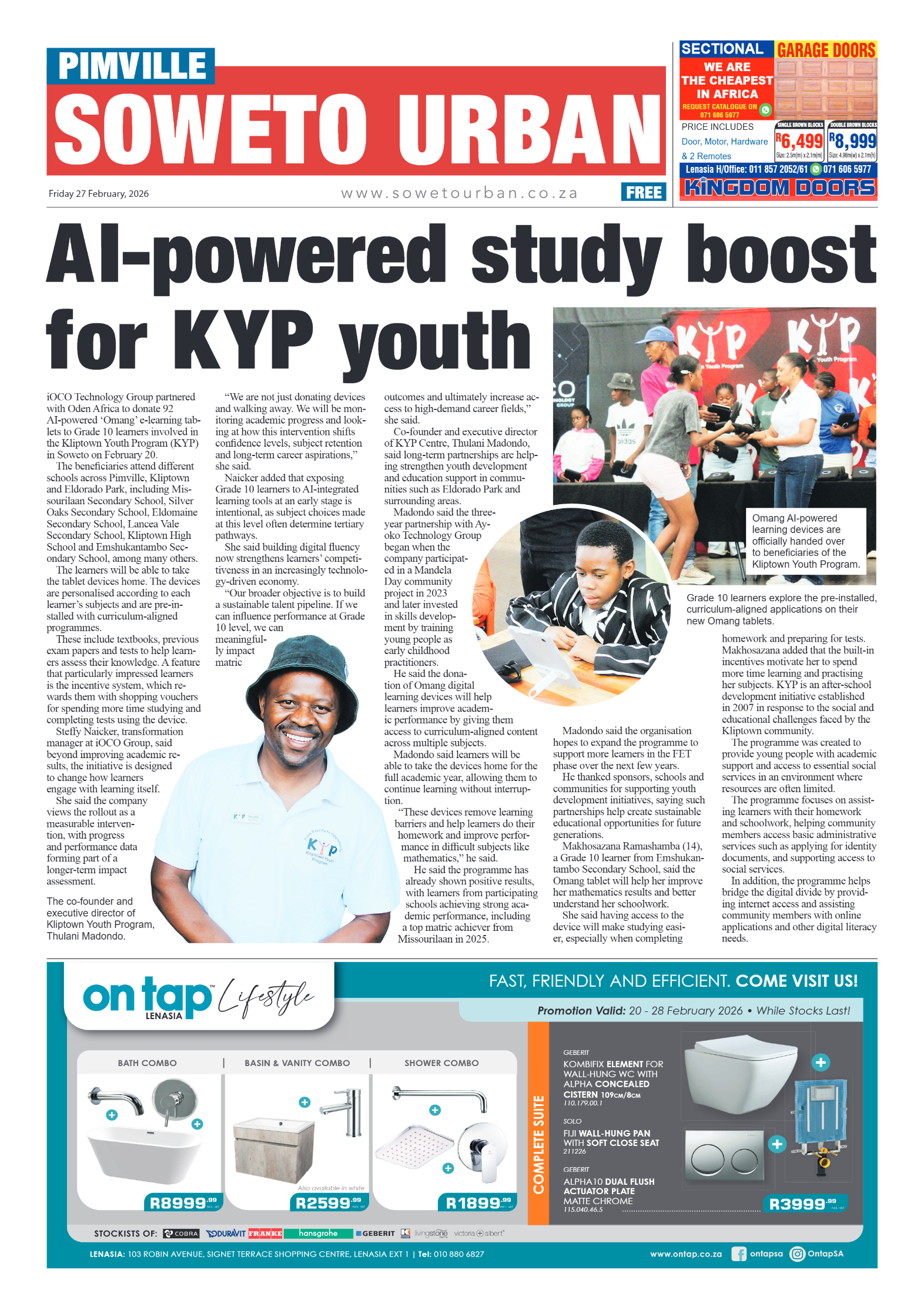 Pimville: 27 February 2026 page 1