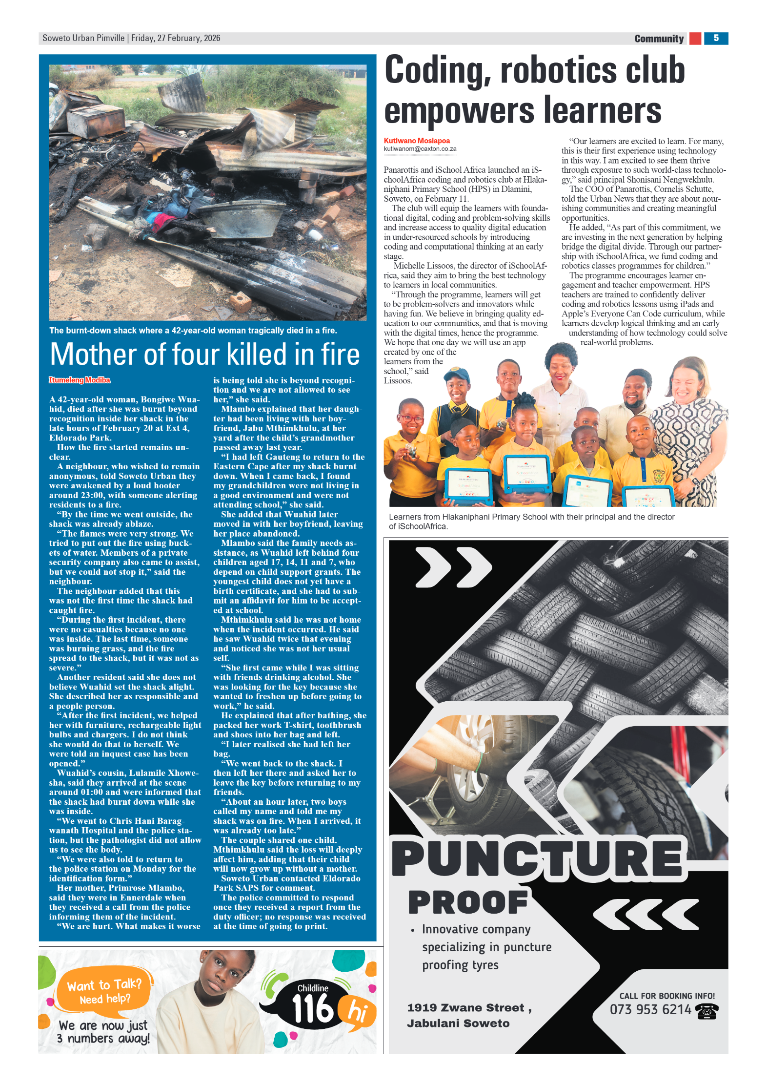 Pimville: 27 February 2026 page 5