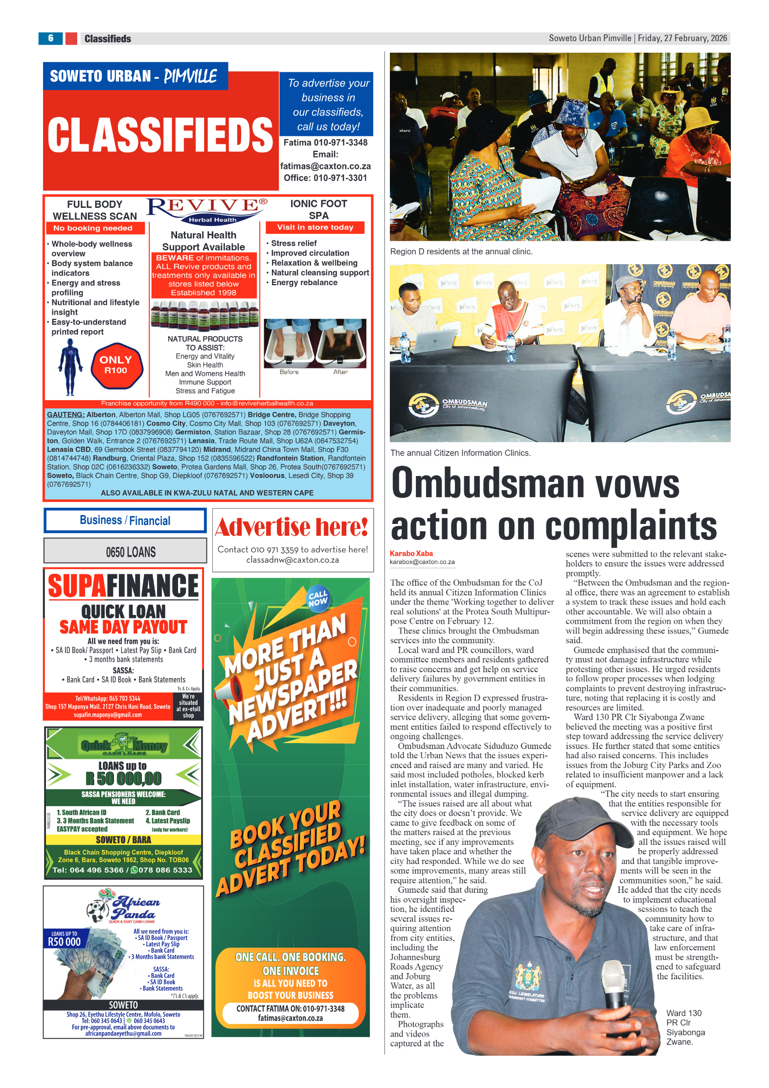 Pimville: 27 February 2026 page 6