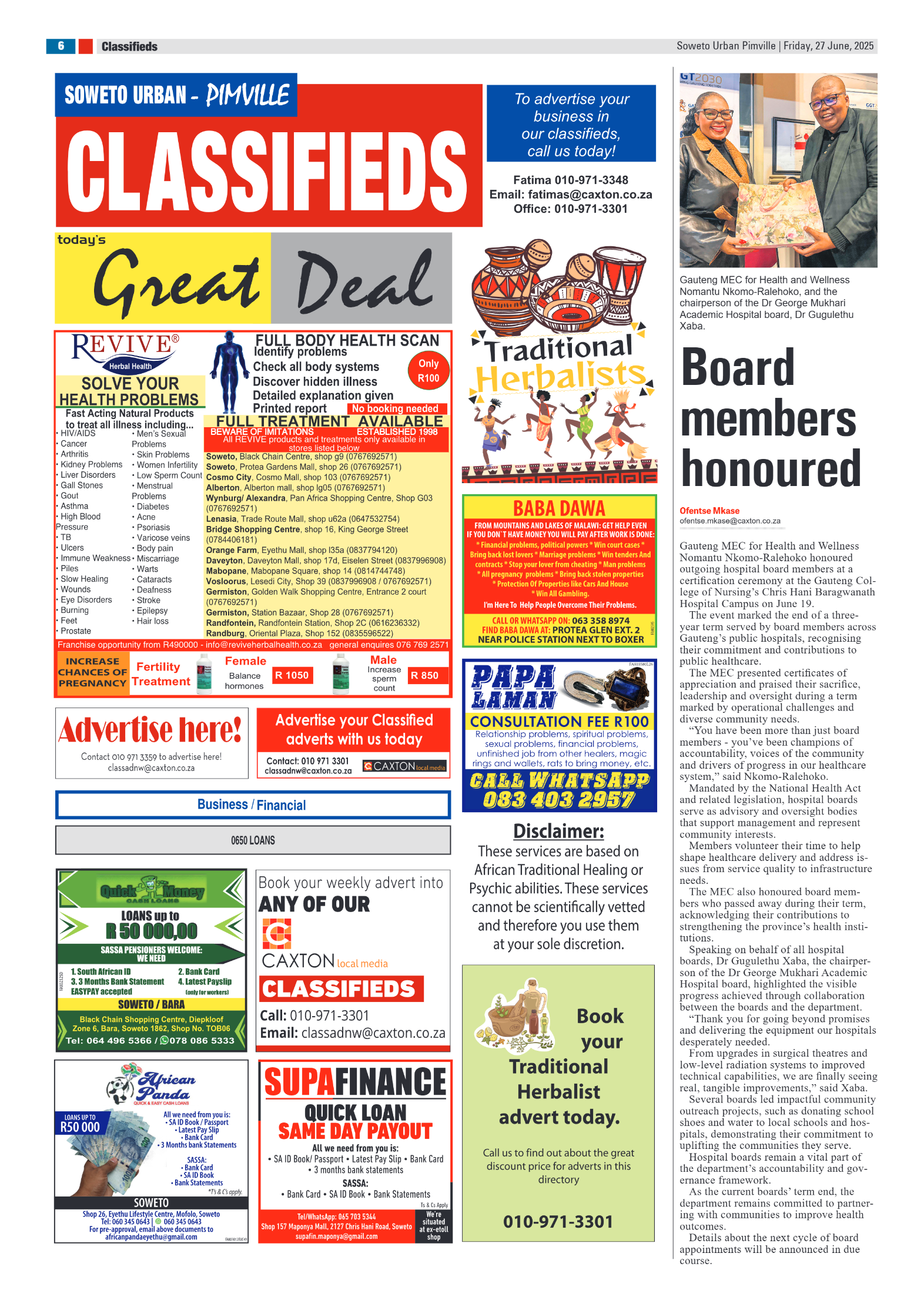 Pimville: 27 June 2025 page 6