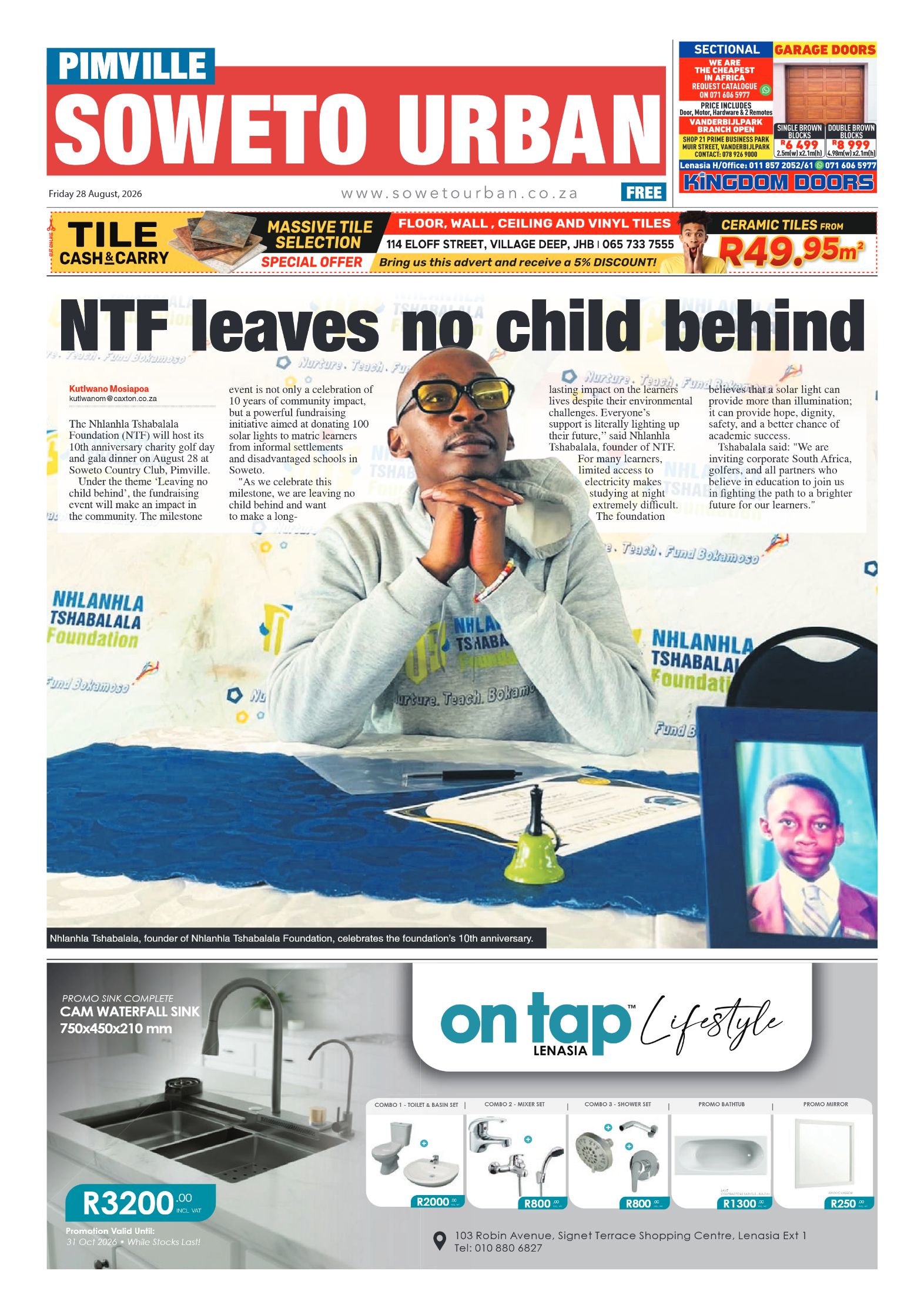 Pimville 28 August 2026 page 1