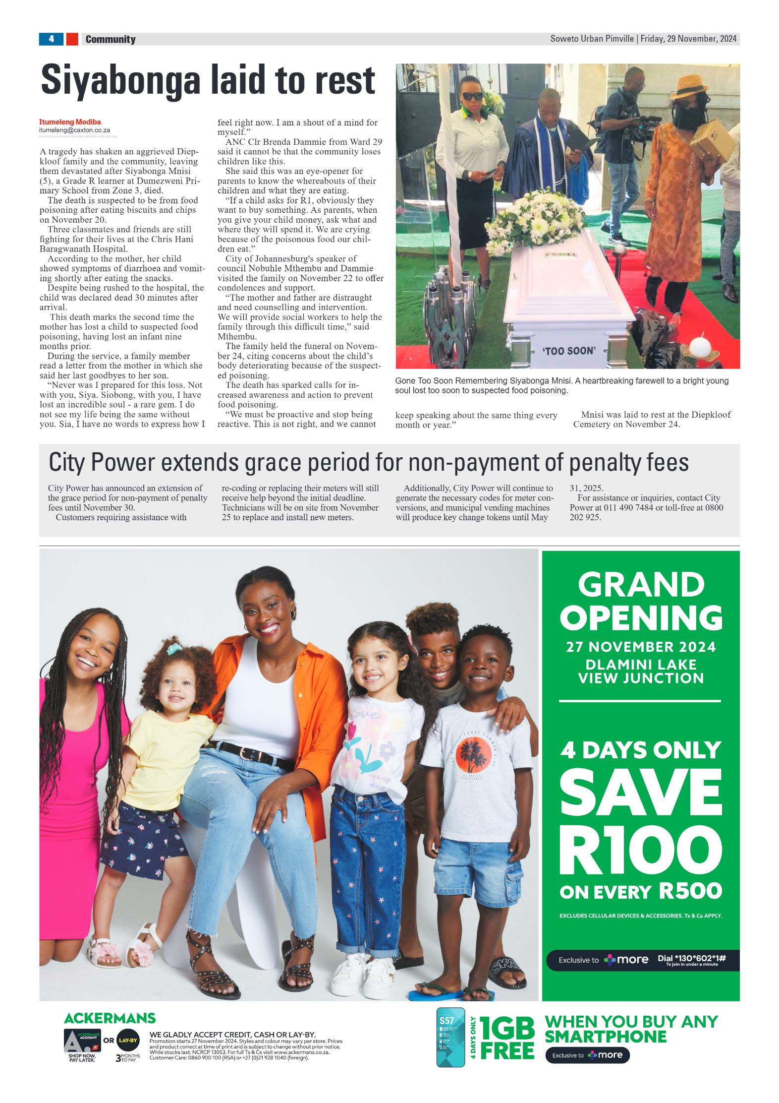 Pimville: 29 November 2024 page 4