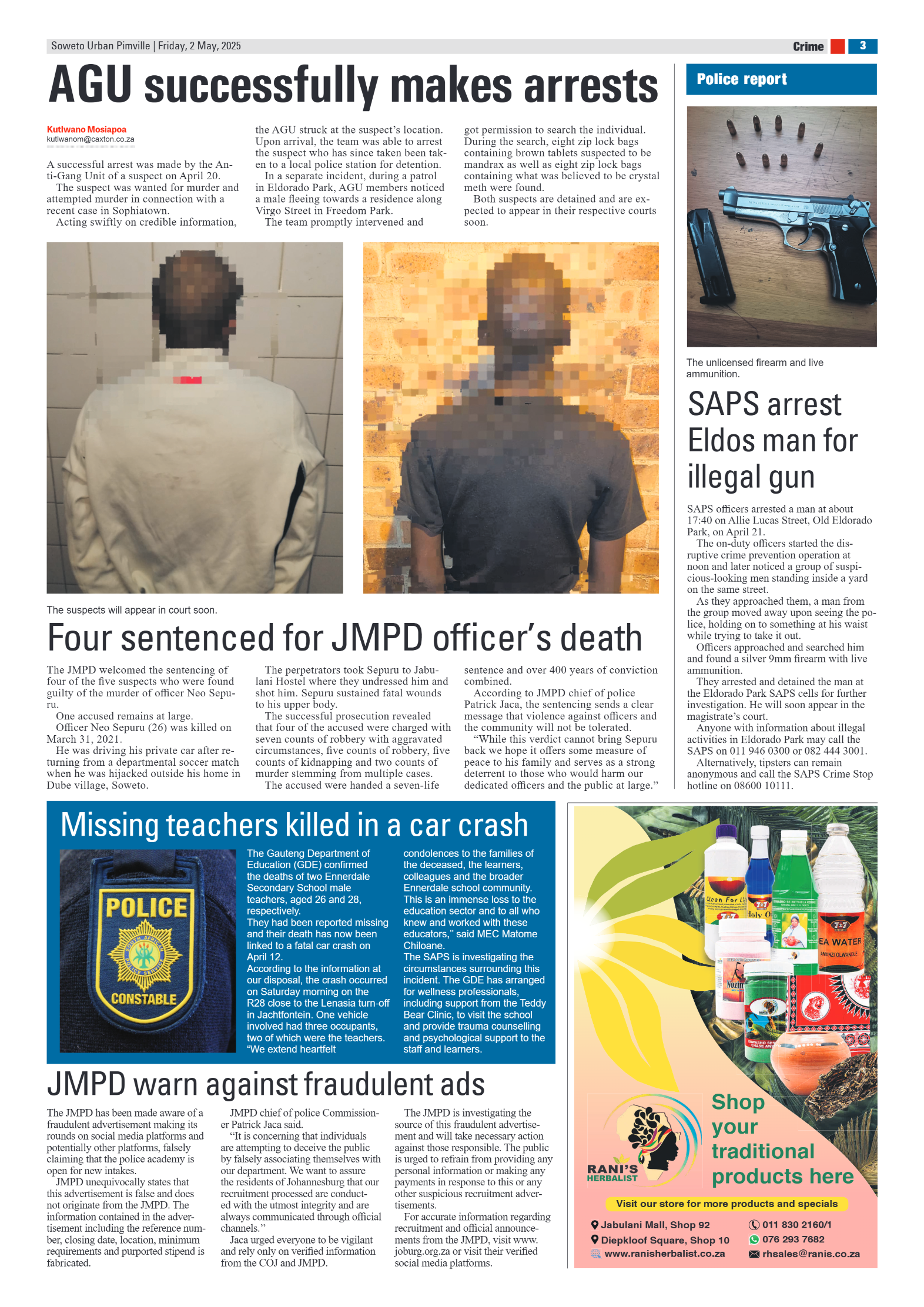 Pimville: 2 May 2025 page 3