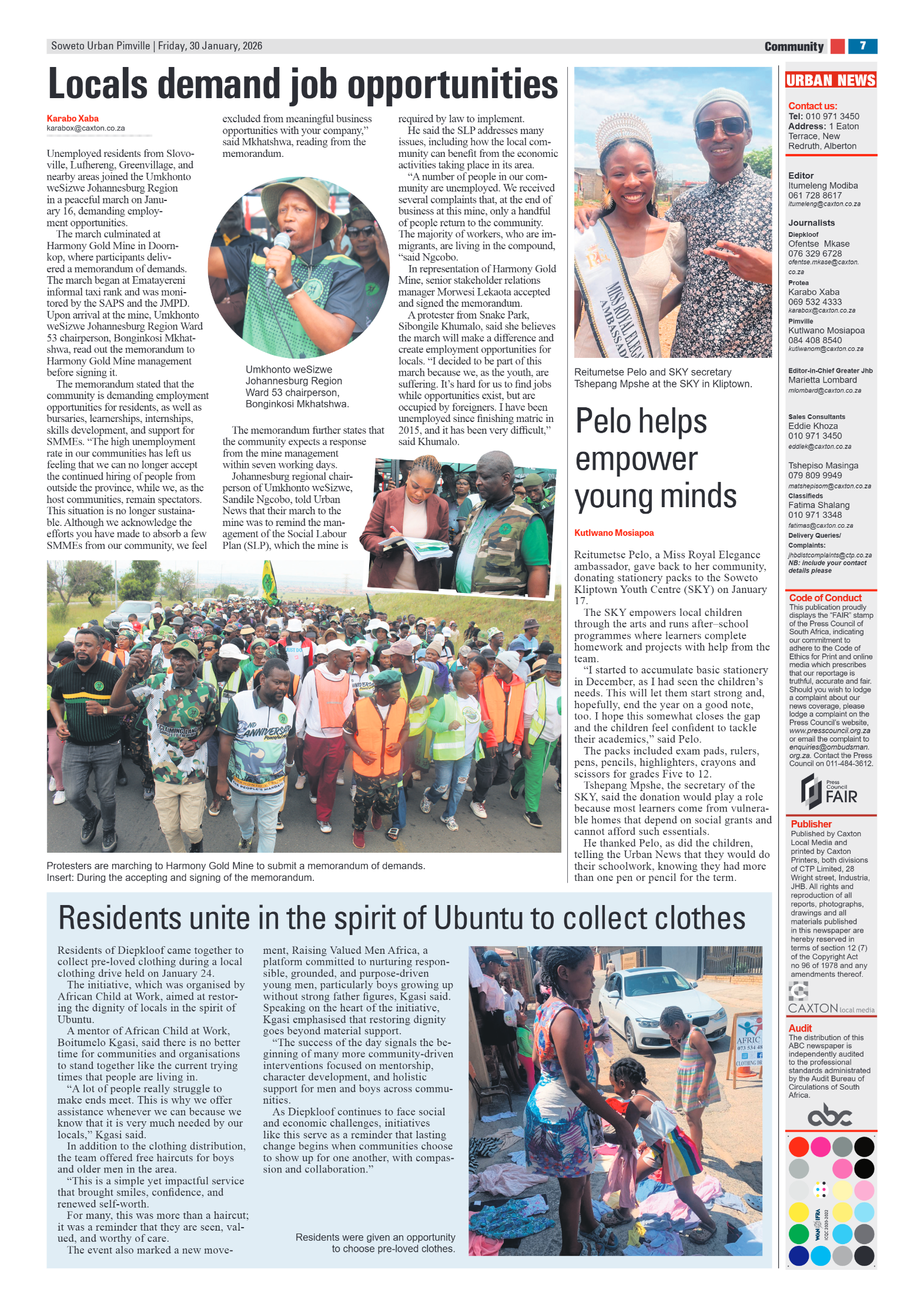 Pimville: 30 January 2026 page 7