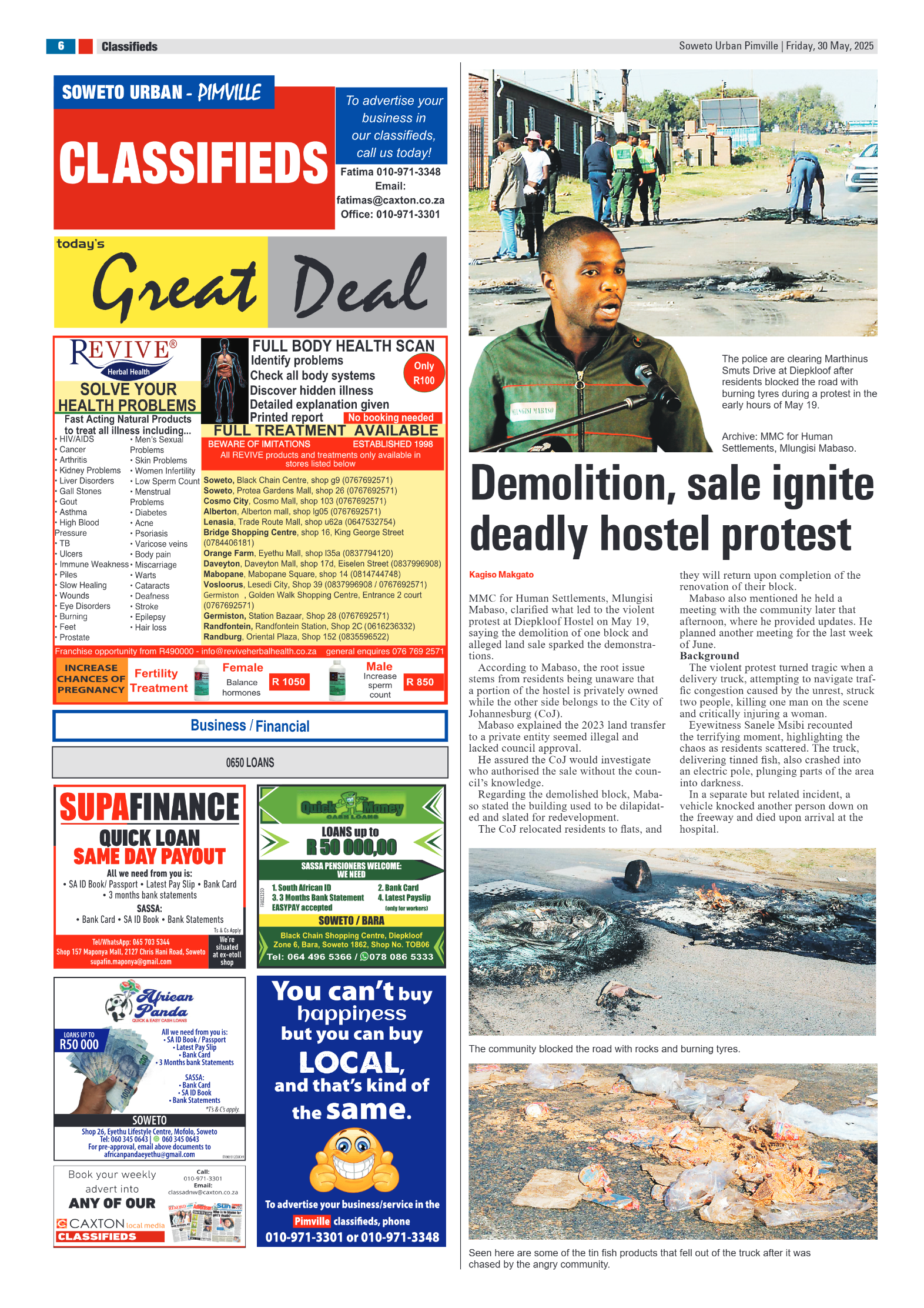 Pimville: 30 May 2025 page 6
