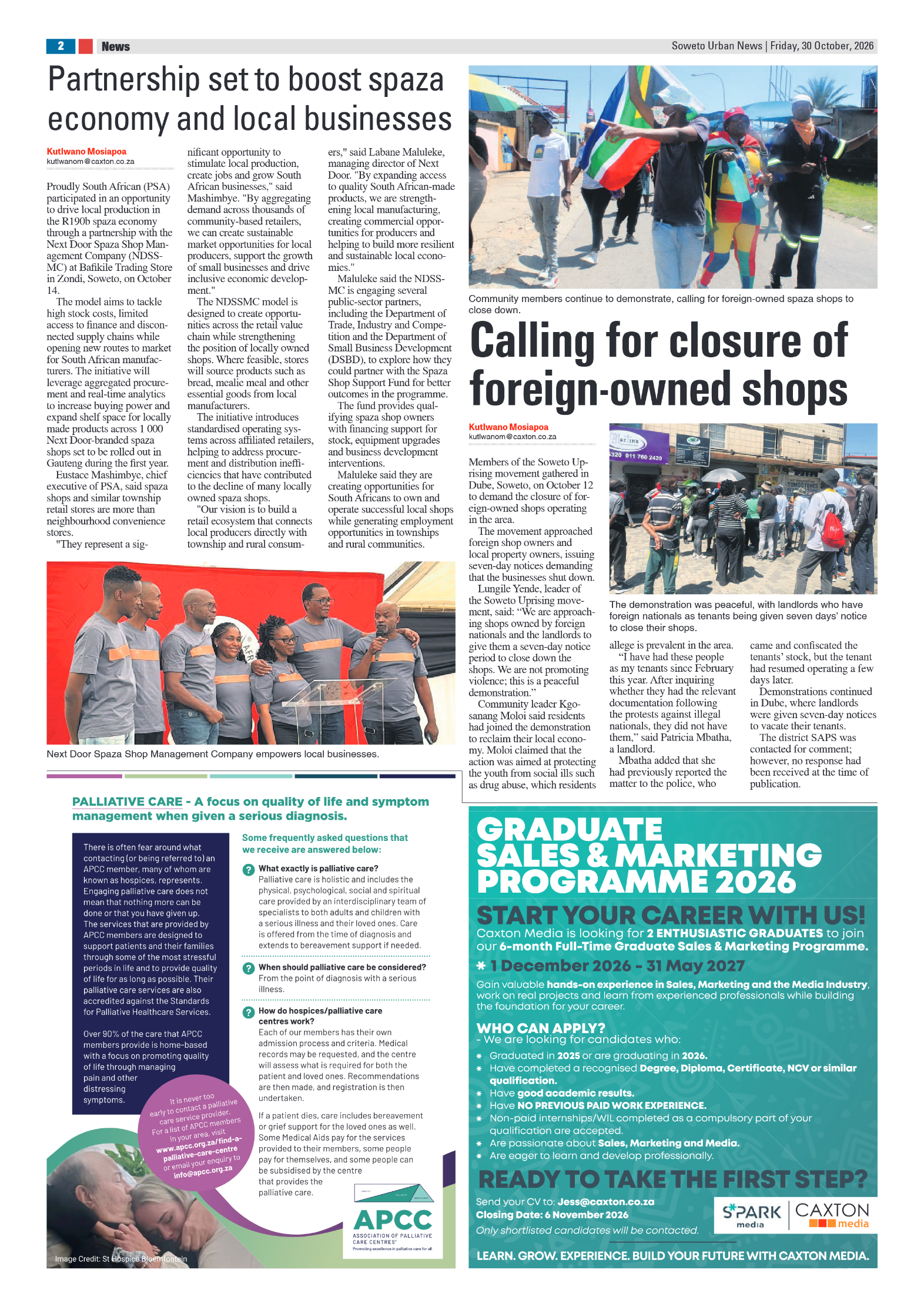 Pimville 30 October 2026 page 2