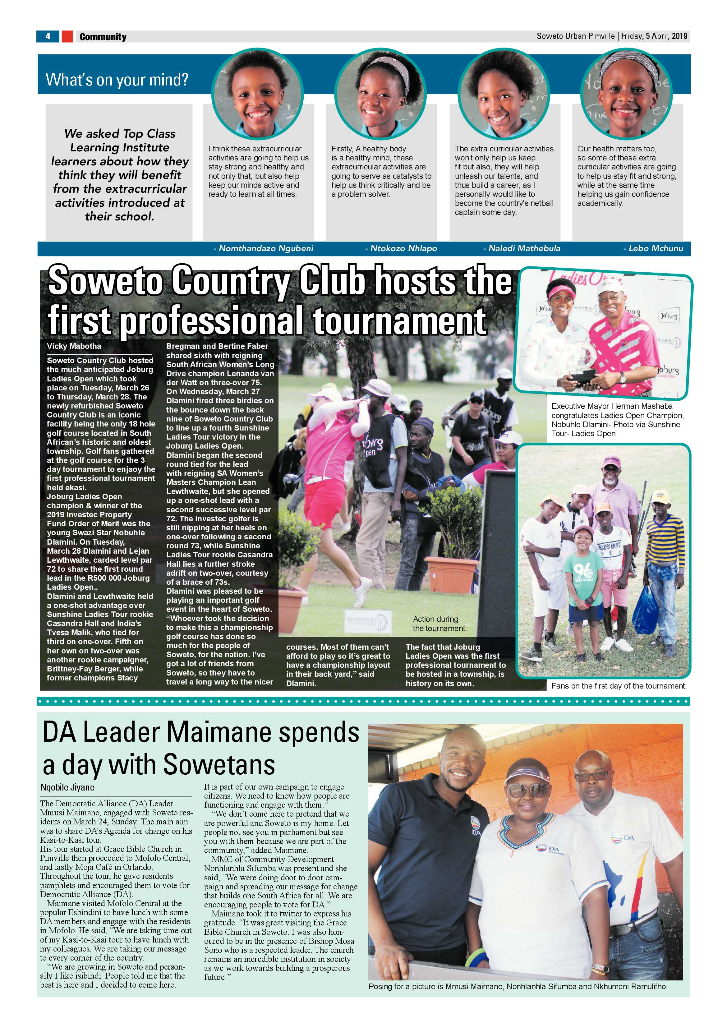 Pimville News – April 5 , 2019 page 4