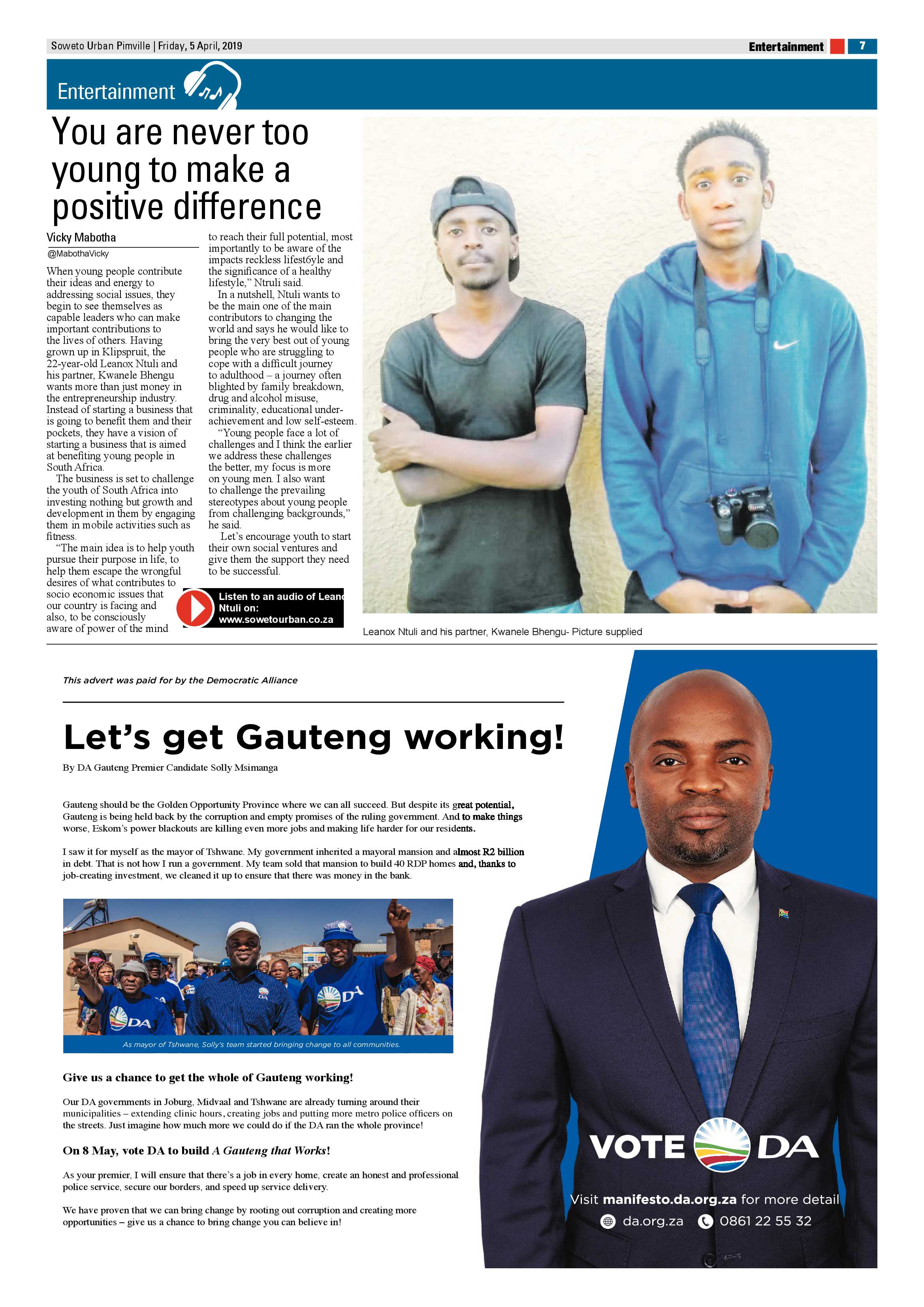 Pimville News – April 5 , 2019 page 7