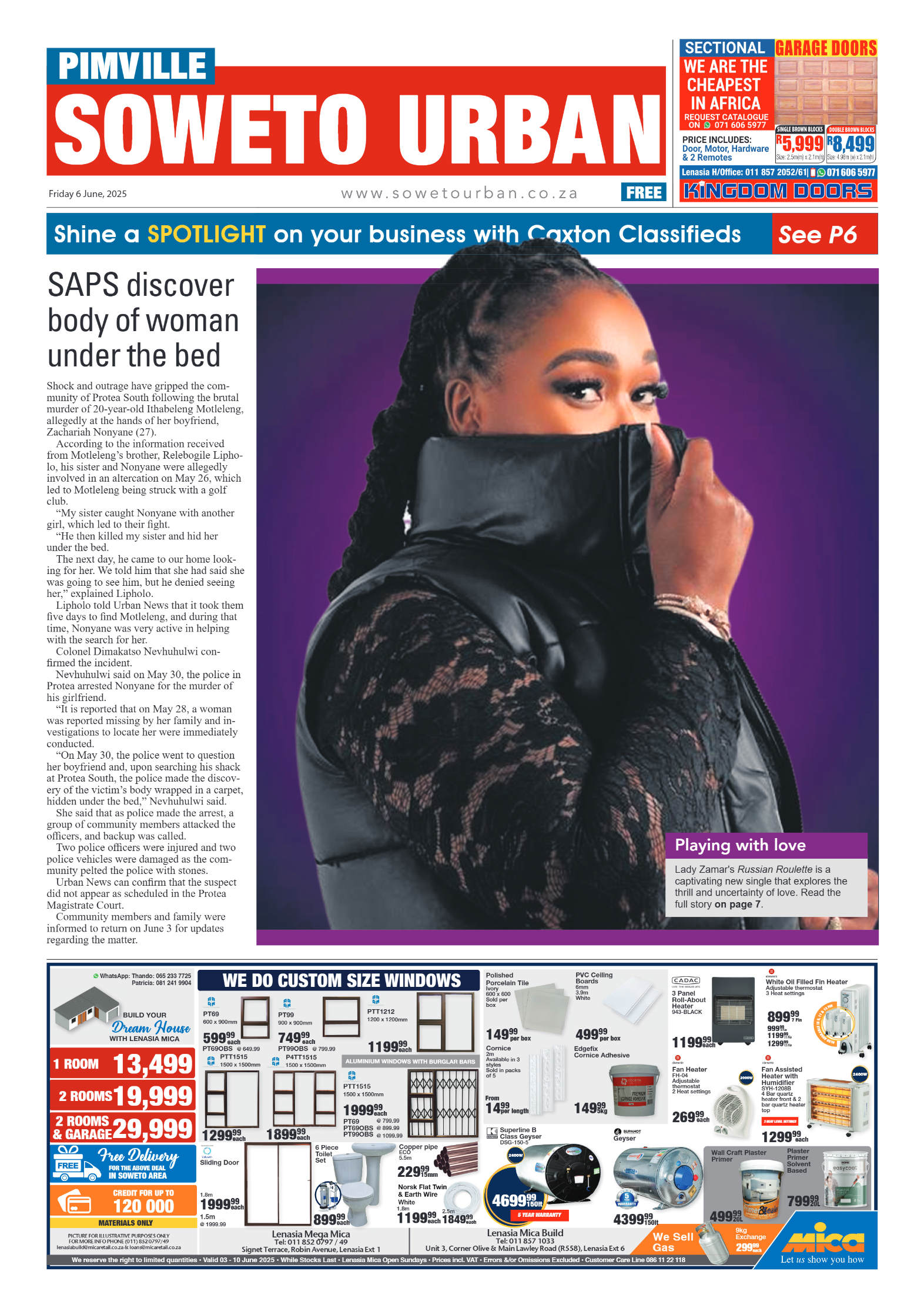 Pimville: 06 June 2025 page 1